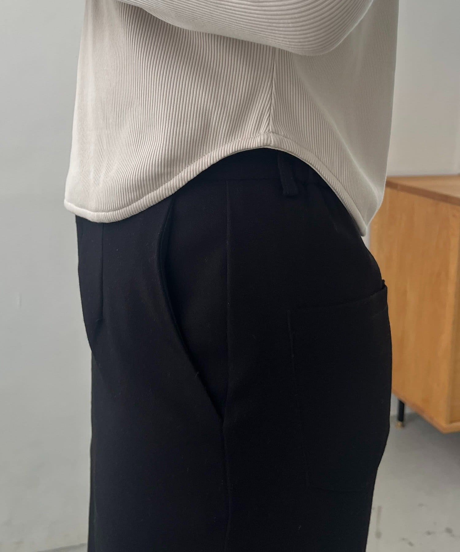 CAPRICIEUX LE'MAGE(カプリシュレマージュ) キーネックヘンリーT