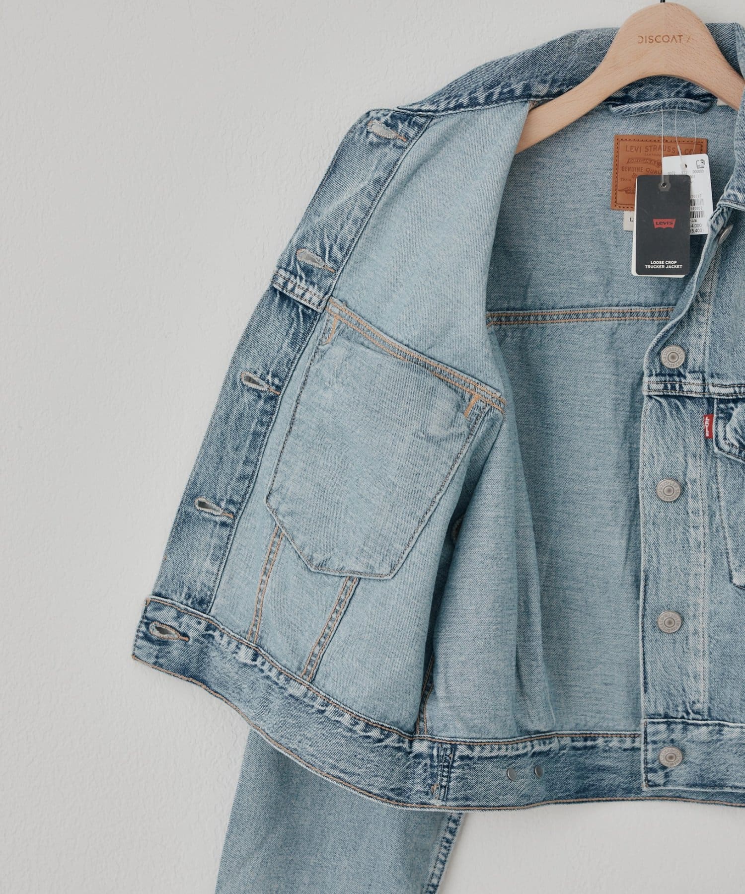 DISCOAT(ディスコート) Levi's LOOSE CROP TRUCKER