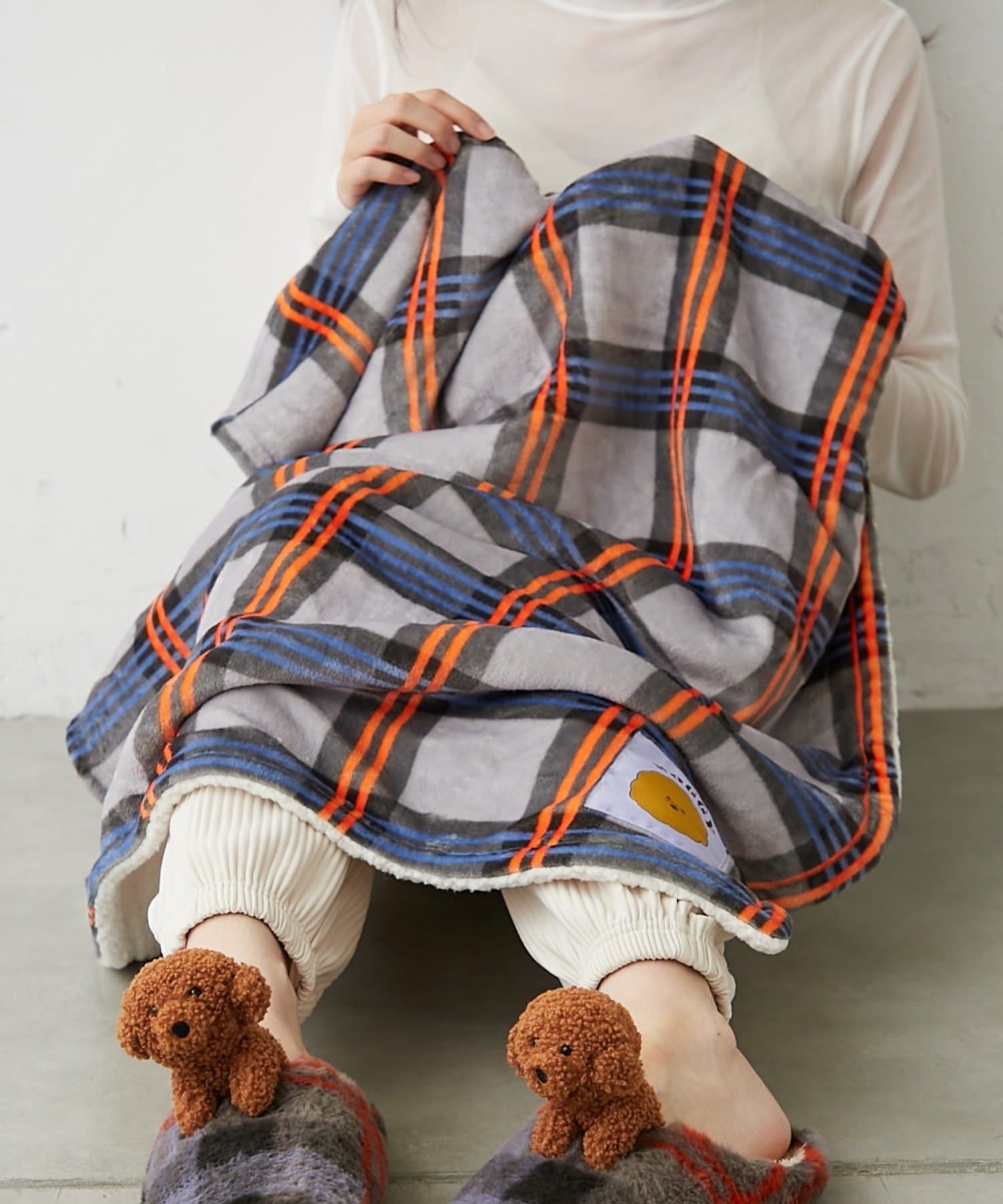 BIRTHDAY BAR(バースデイバー) Doggy boa blanket ボアブランケット