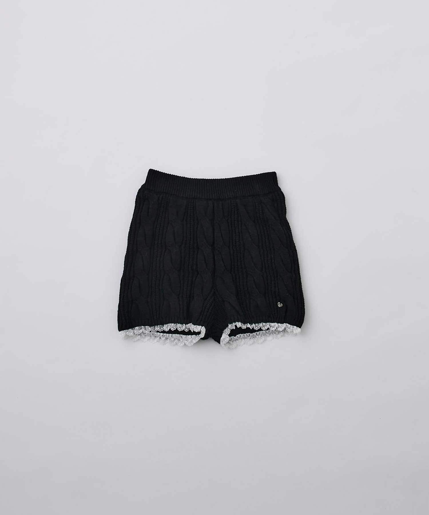 Belle Charme(ベルシャルム) Cable Kint Short Pants