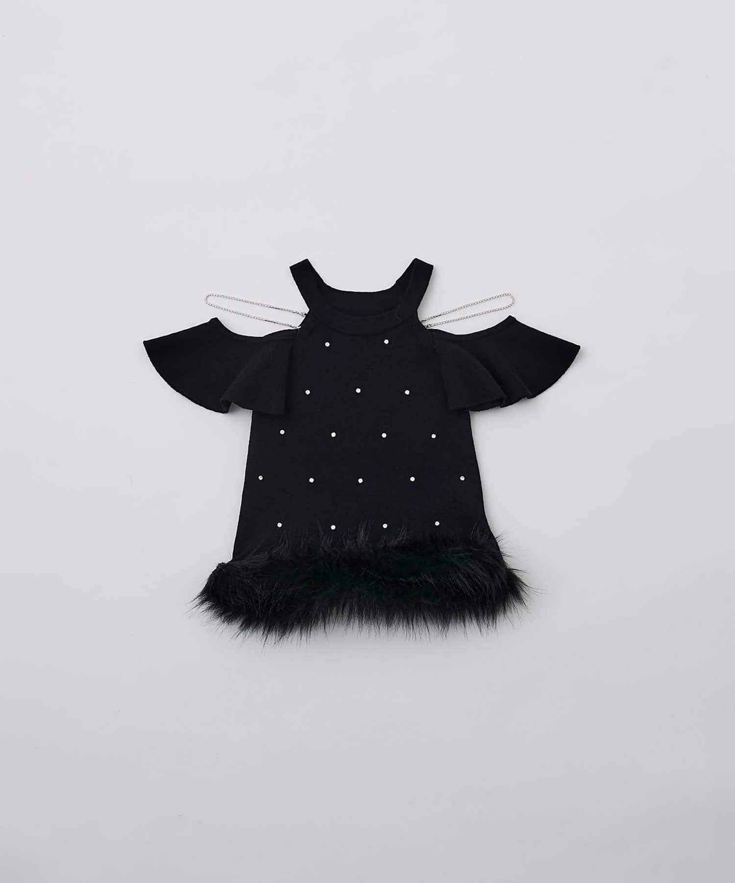 Belle Charme(ベルシャルム) Jewel Ame Sleeve Knit
