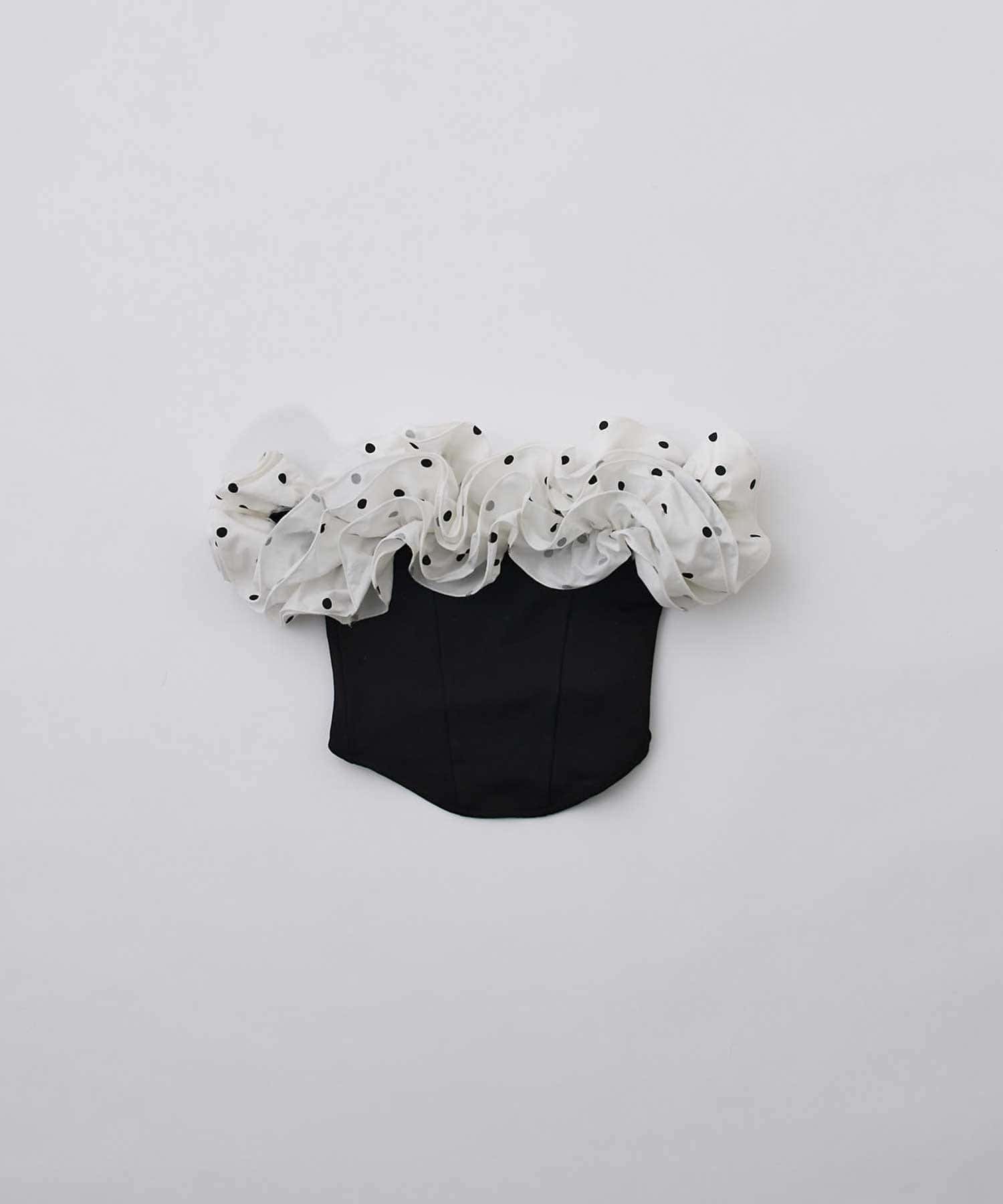 Belle Charme(ベルシャルム) Volume Frill Off Shoulder Tops