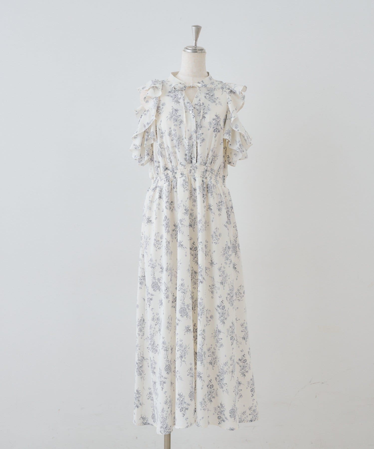NICE CLAUP / OLIVE des OLIVE OUTLET(ナイスクラップ  / オリーブ デ オリーブ アウトレット) 【ANOTHER BRANCH】アソート肩フリルあきワンピース