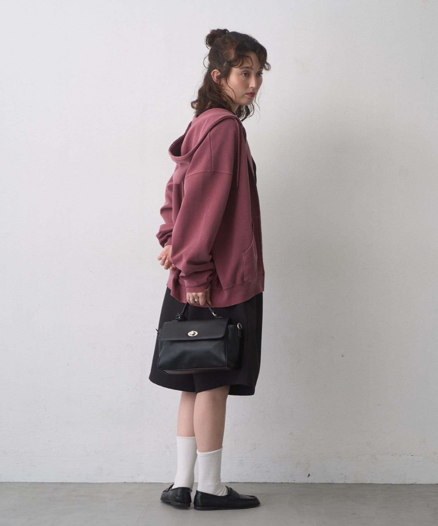 CIAOPANIC TYPY(チャオパニックティピー) 【UNISEX】製品染めダンボールジップパーカー/WEB限定カラーあり