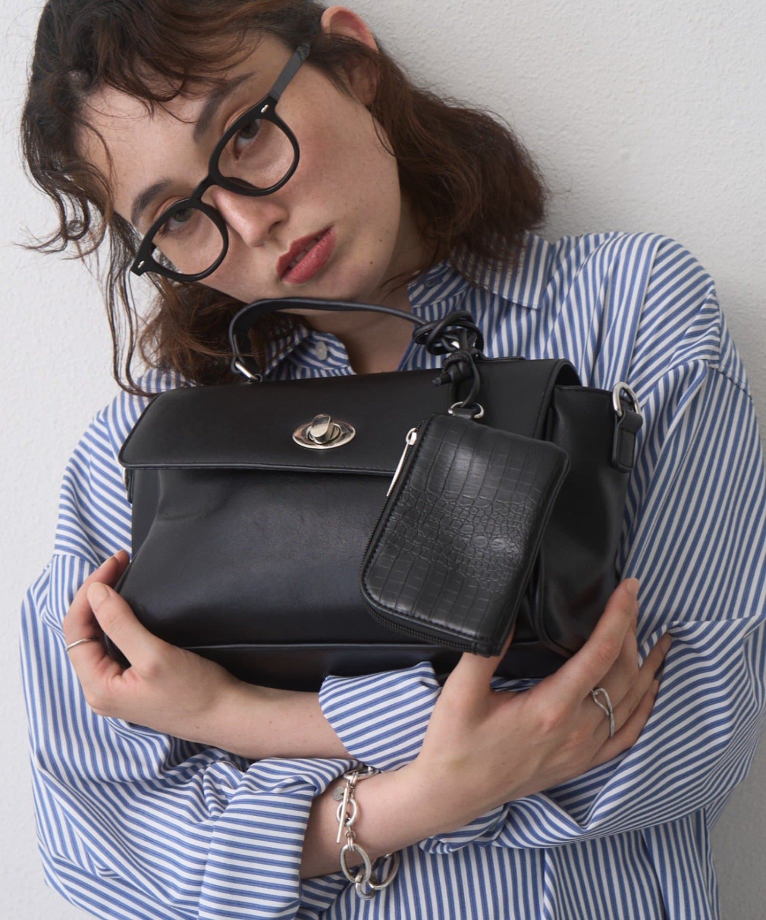 CIAOPANIC TYPY(チャオパニックティピー) 【WEB限定】クロコポーチ付きフラップデザインBAG