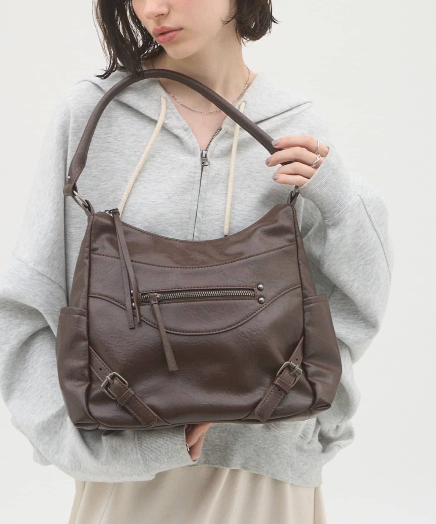CIAOPANIC TYPY(チャオパニックティピー) 【WEB限定】ヴィンテージライクフロントZIPBAG