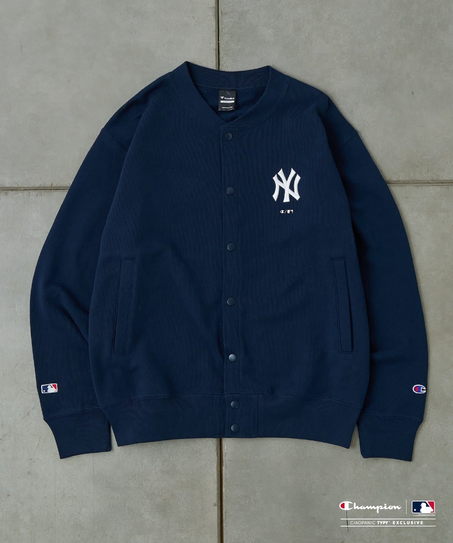 CIAOPANIC TYPY(チャオパニックティピー) MLBChampion別注ビンテージスウェットカーデ