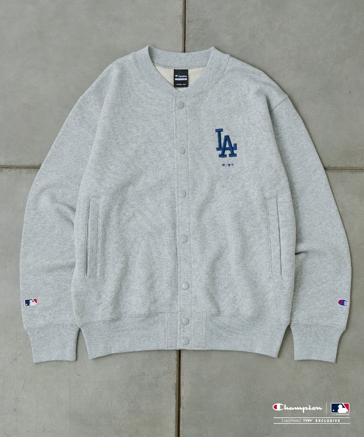 CIAOPANIC TYPY(チャオパニックティピー) MLBChampion別注ビンテージスウェットカーデ