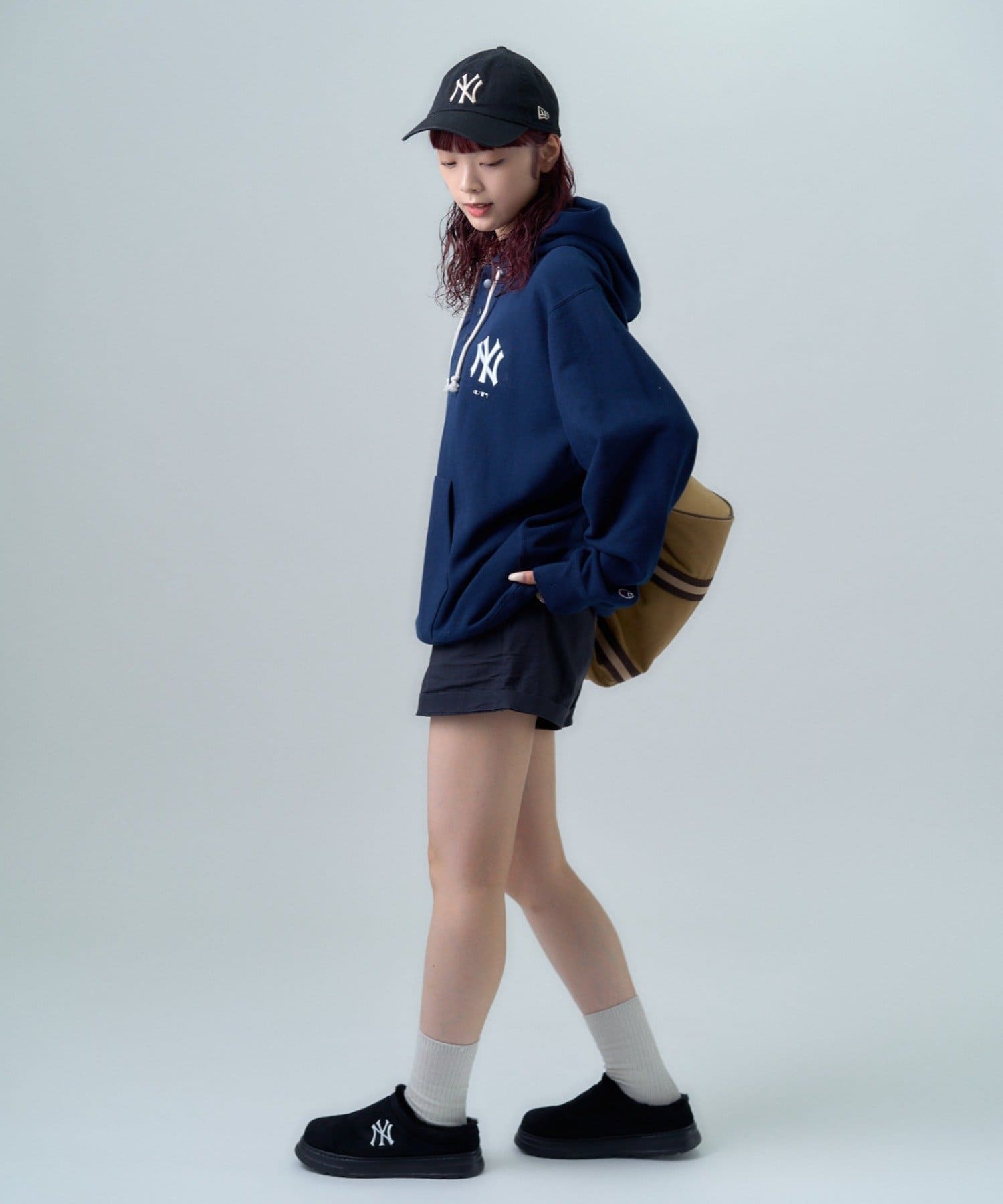 CIAOPANIC TYPY(チャオパニックティピー) MLBChampion別注スナップフーディー