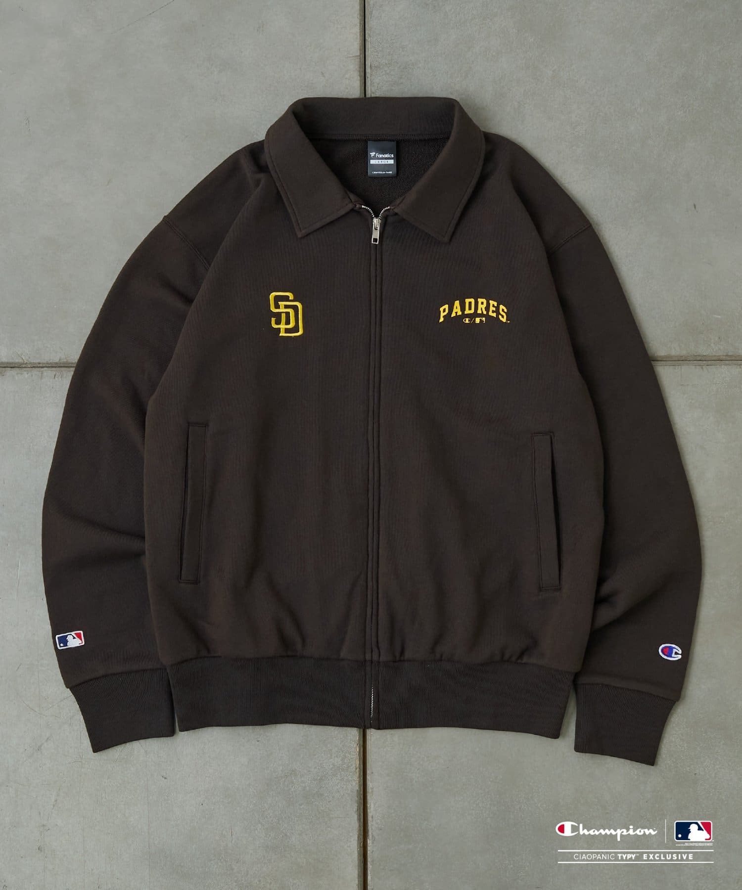 CIAOPANIC TYPY(チャオパニックティピー) MLBChampion別注襟付ZIPカーデ