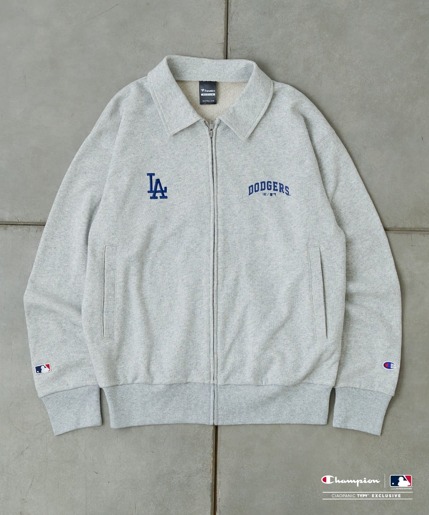 CIAOPANIC TYPY(チャオパニックティピー) MLBChampion別注襟付ZIPカーデ