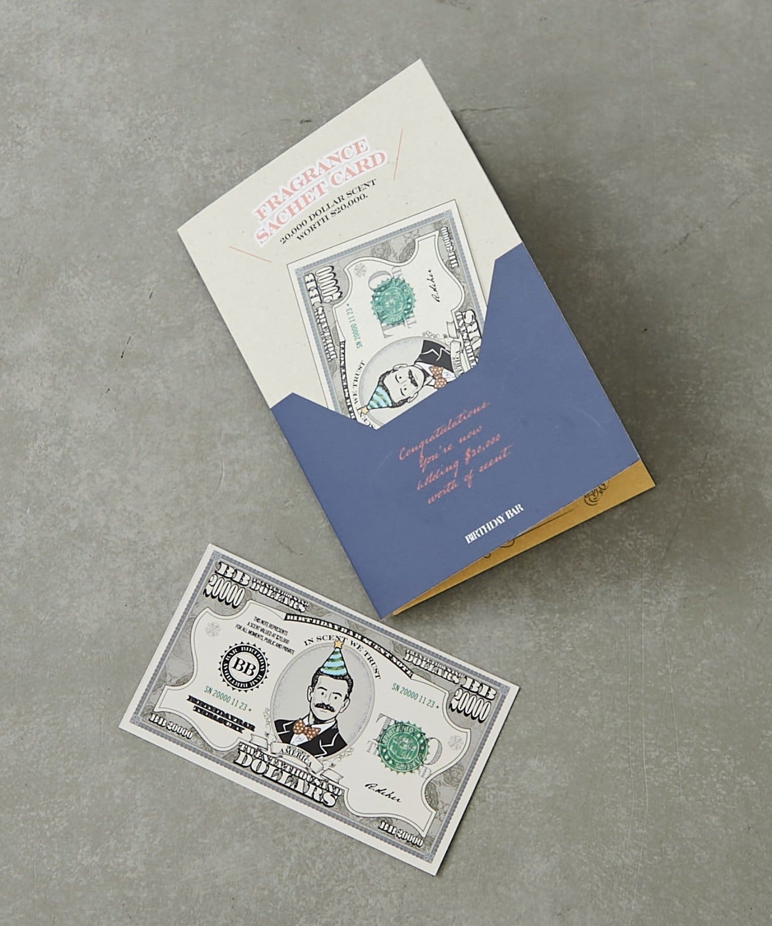 BIRTHDAY BAR(バースデイバー) FRAGRANCE SACHET CARD  Lucky Note サシェ