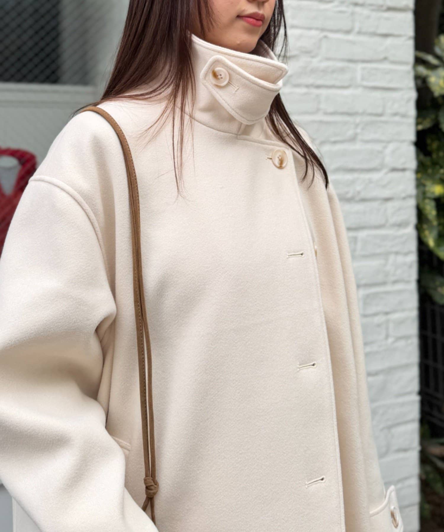 OUTLET(アウトレット) 【w closet】スタンドロングコート