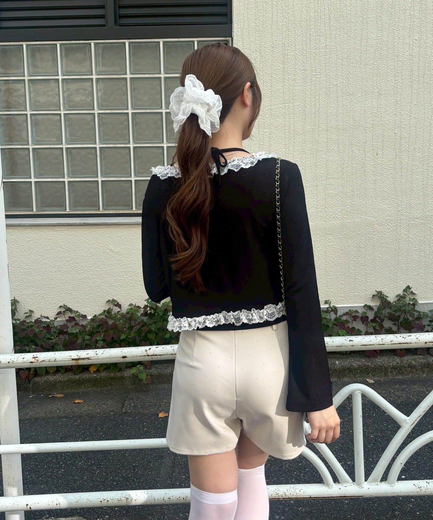 NICE CLAUP / OLIVE des OLIVE OUTLET(ナイスクラップ  / オリーブ デ オリーブ アウトレット) 【ANOTHER BRANCH】レース付きキャミソールボレロset
