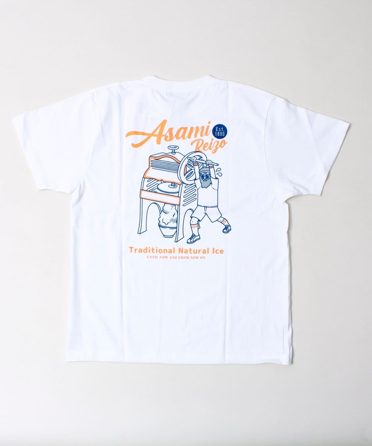 FREDY & GLOSTER(フレディ アンド グロスター) 【Duckster×阿左美冷蔵】コラボ かき氷機Tシャツ ユニセックス