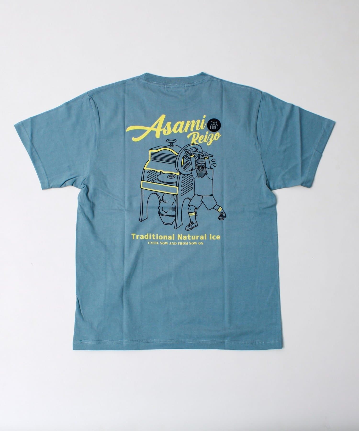 FREDY & GLOSTER(フレディ アンド グロスター) 【Duckster×阿左美冷蔵】コラボ かき氷機Tシャツ ユニセックス