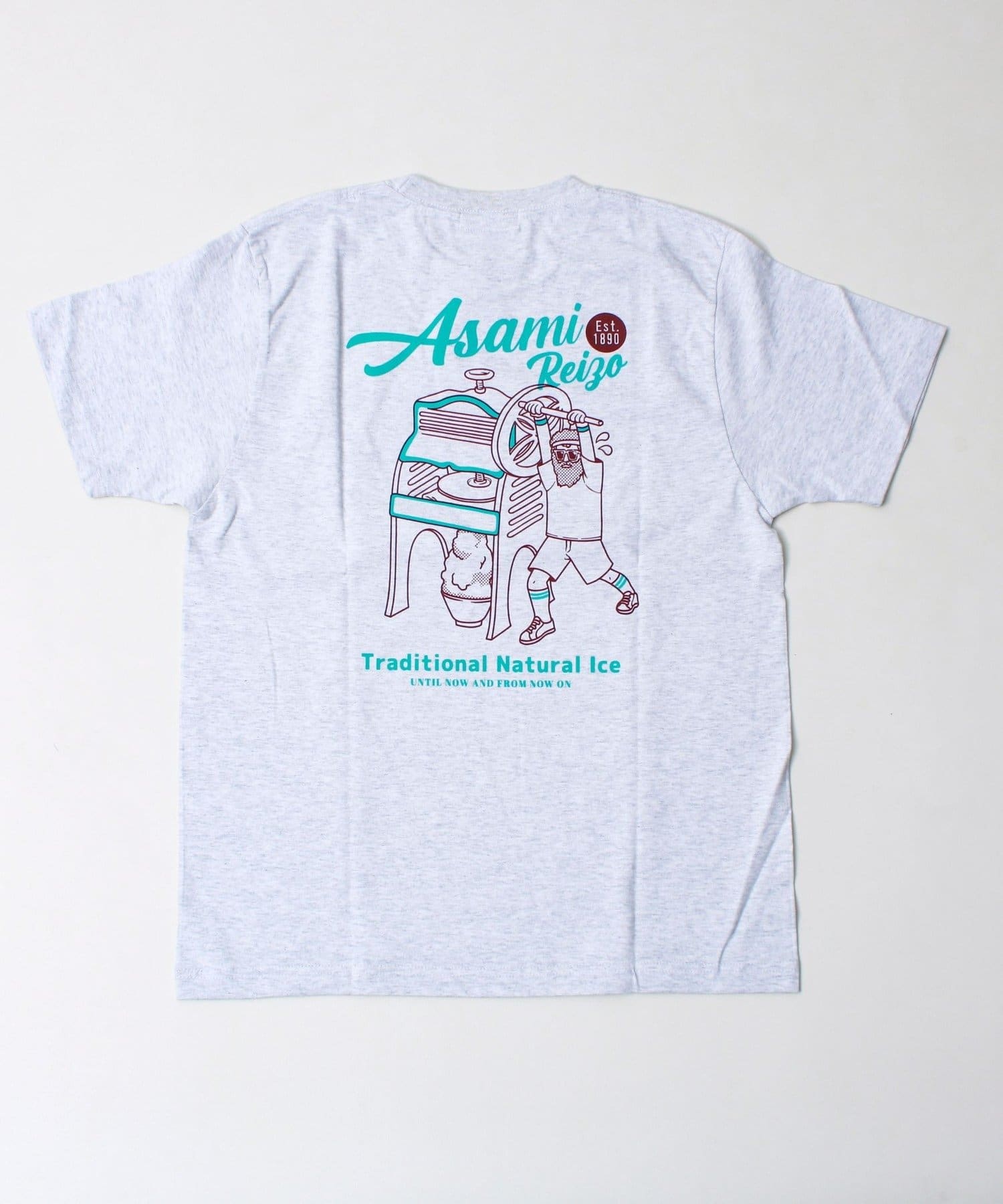 FREDY & GLOSTER(フレディ アンド グロスター) 【Duckster×阿左美冷蔵】コラボ かき氷機Tシャツ ユニセックス