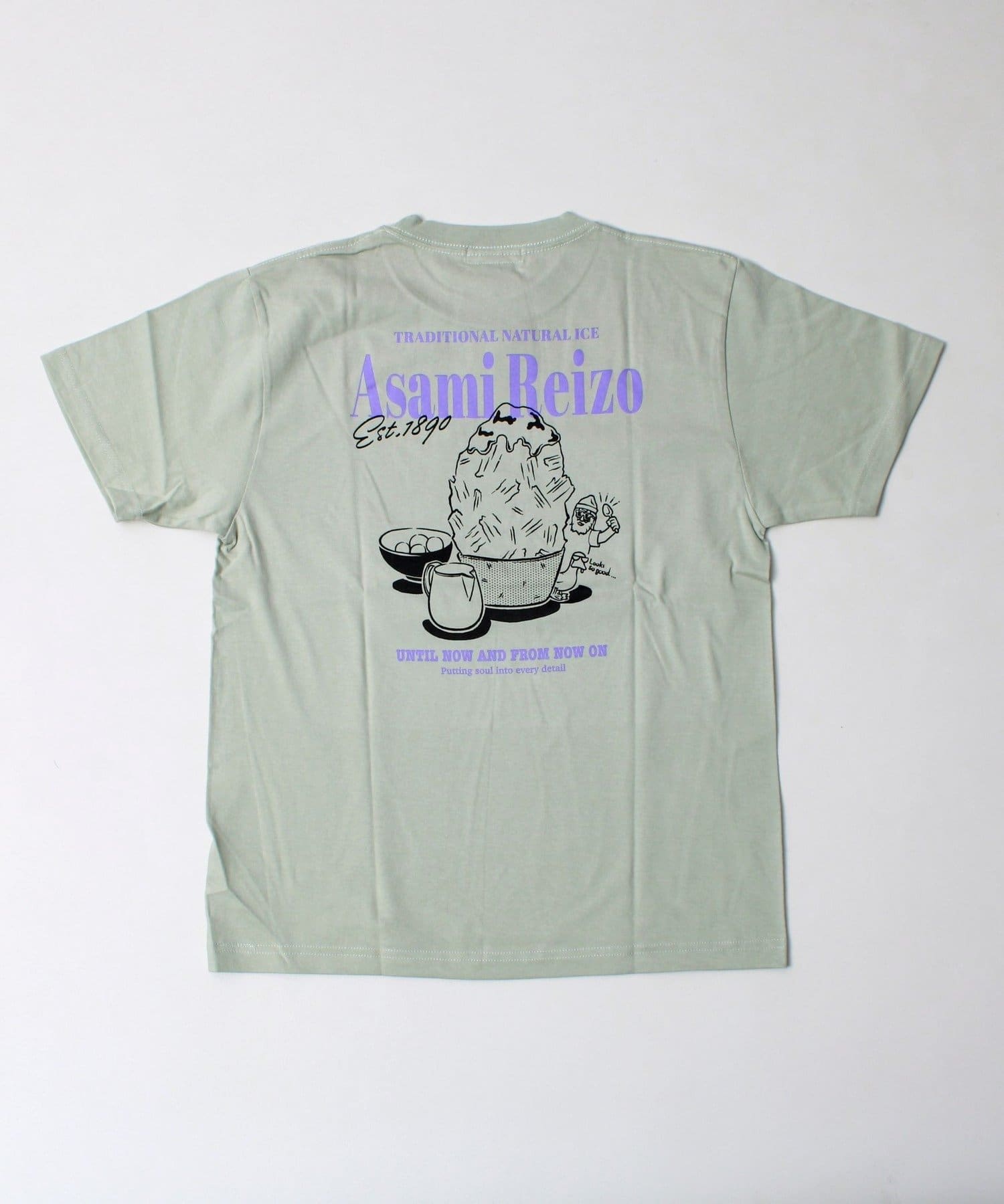 FREDY & GLOSTER(フレディ アンド グロスター) 【Duckster×阿左美冷蔵】コラボ かき氷と白玉Tシャツ ユニセックス