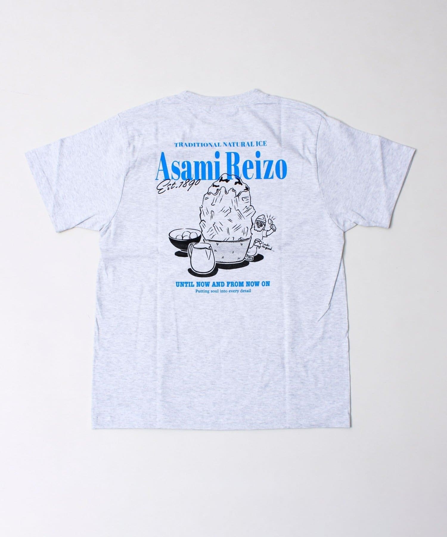 FREDY & GLOSTER(フレディ アンド グロスター) 【Duckster×阿左美冷蔵】コラボ かき氷と白玉Tシャツ ユニセックス
