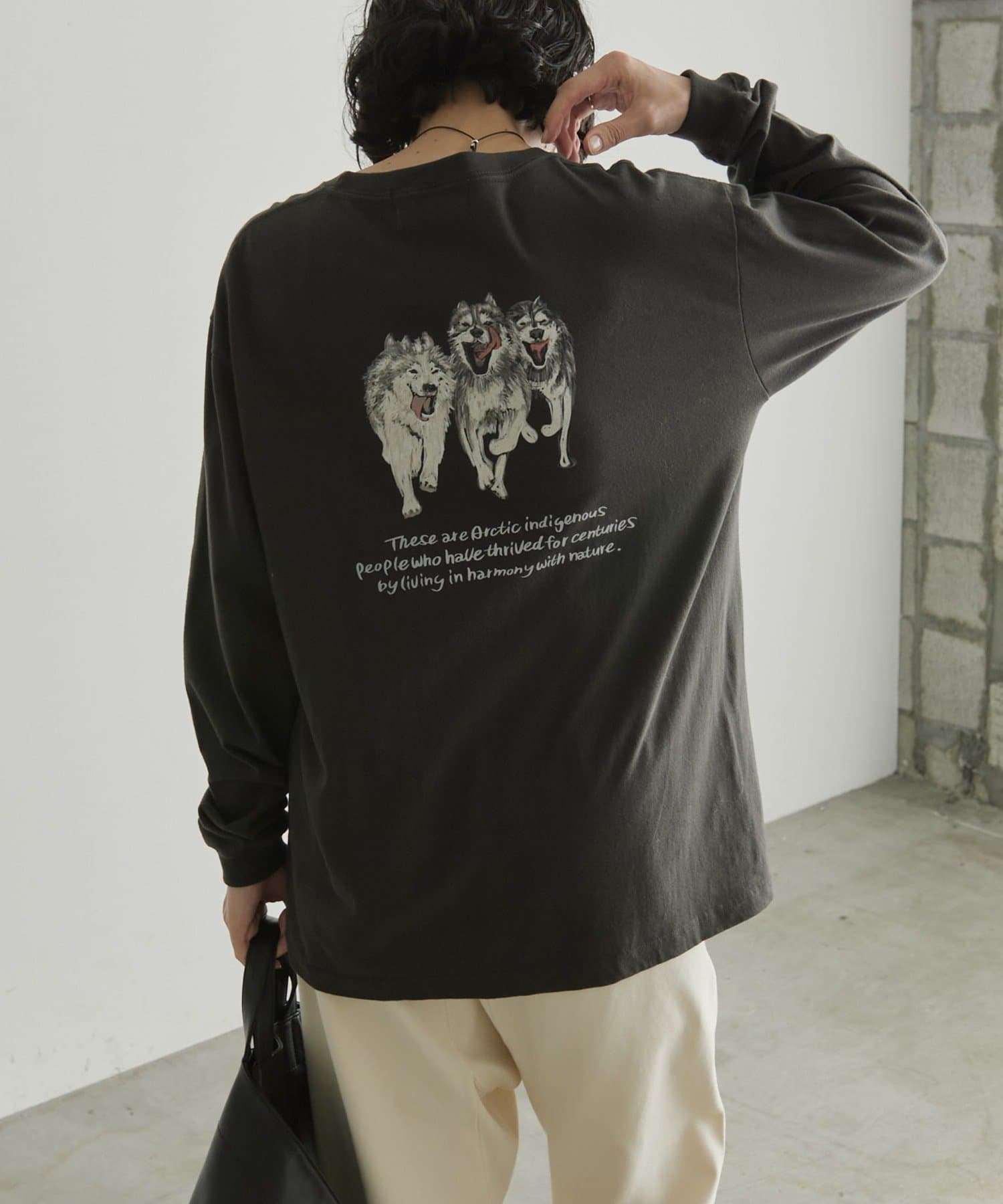 ear PAPILLONNER(イア パピヨネ) 《綿100％》【Work of art Kendai×SUM1 STYLE】別注ロングTシャツ/ロンT