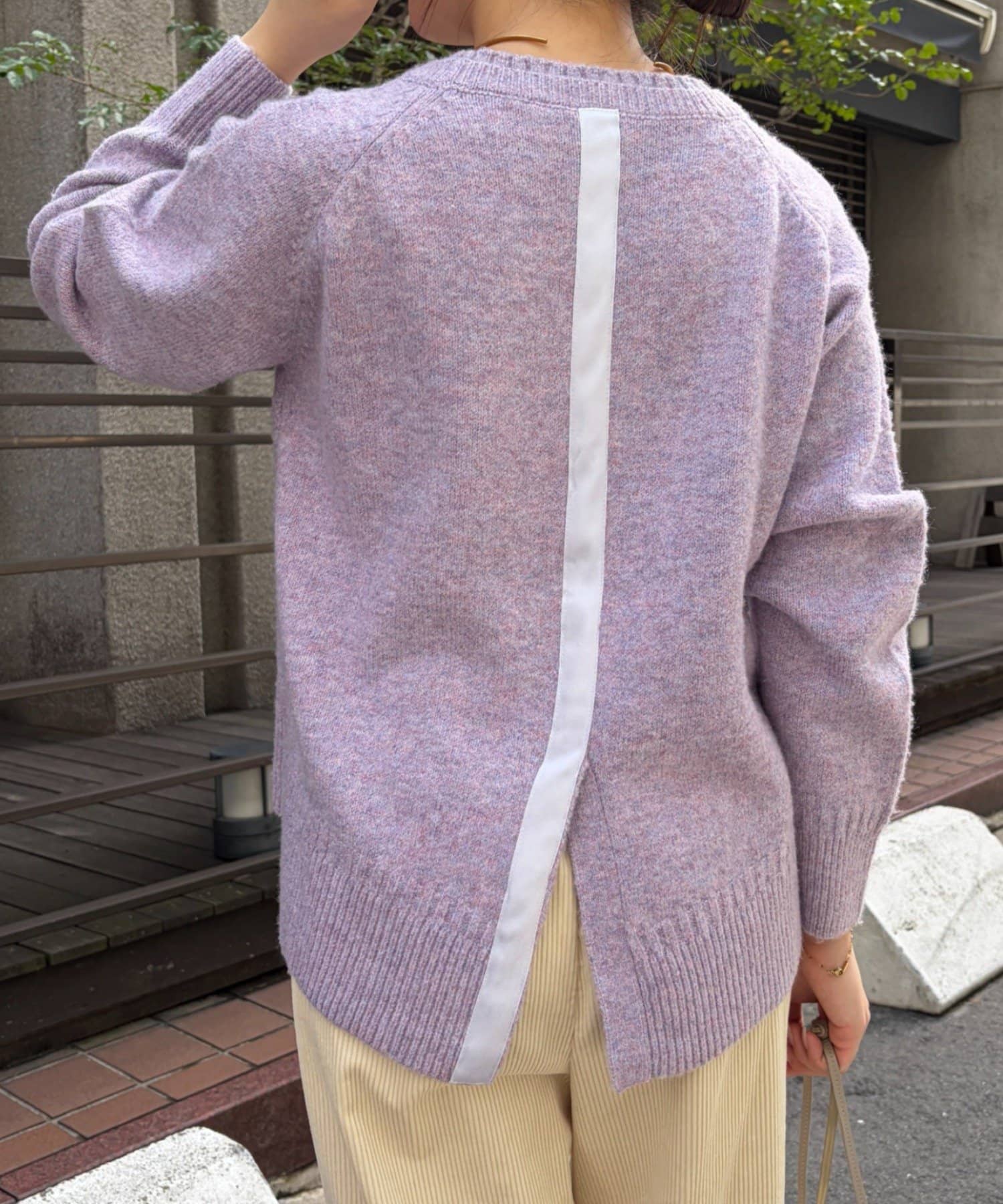 Jena　espace merveilleux(ジェナ　エスパスメルヴェイユ) バックテープニット