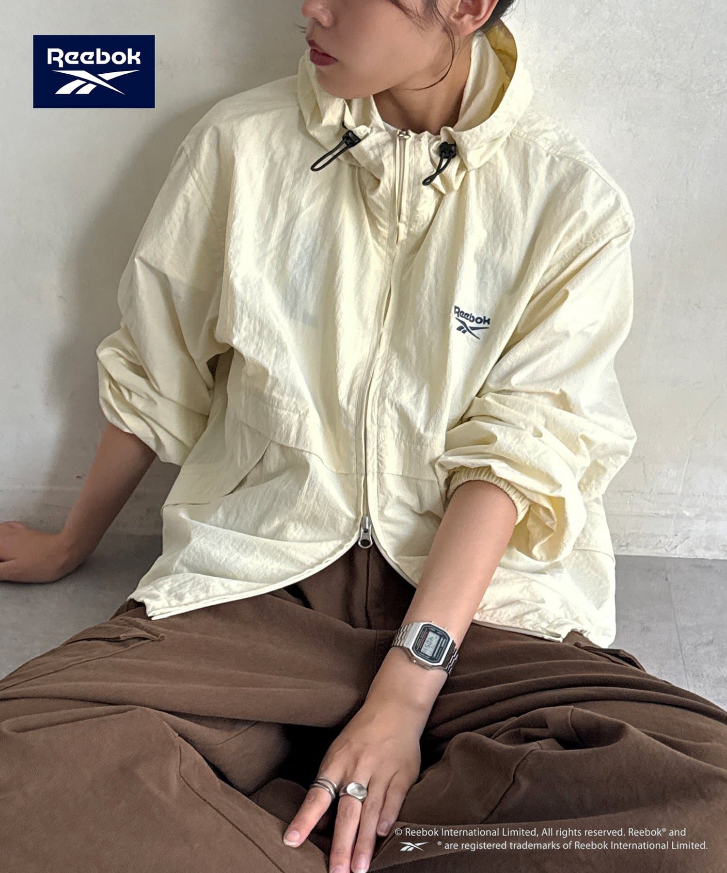 CPCM(シーピーシーエム) 【Reebok】フードブルゾン