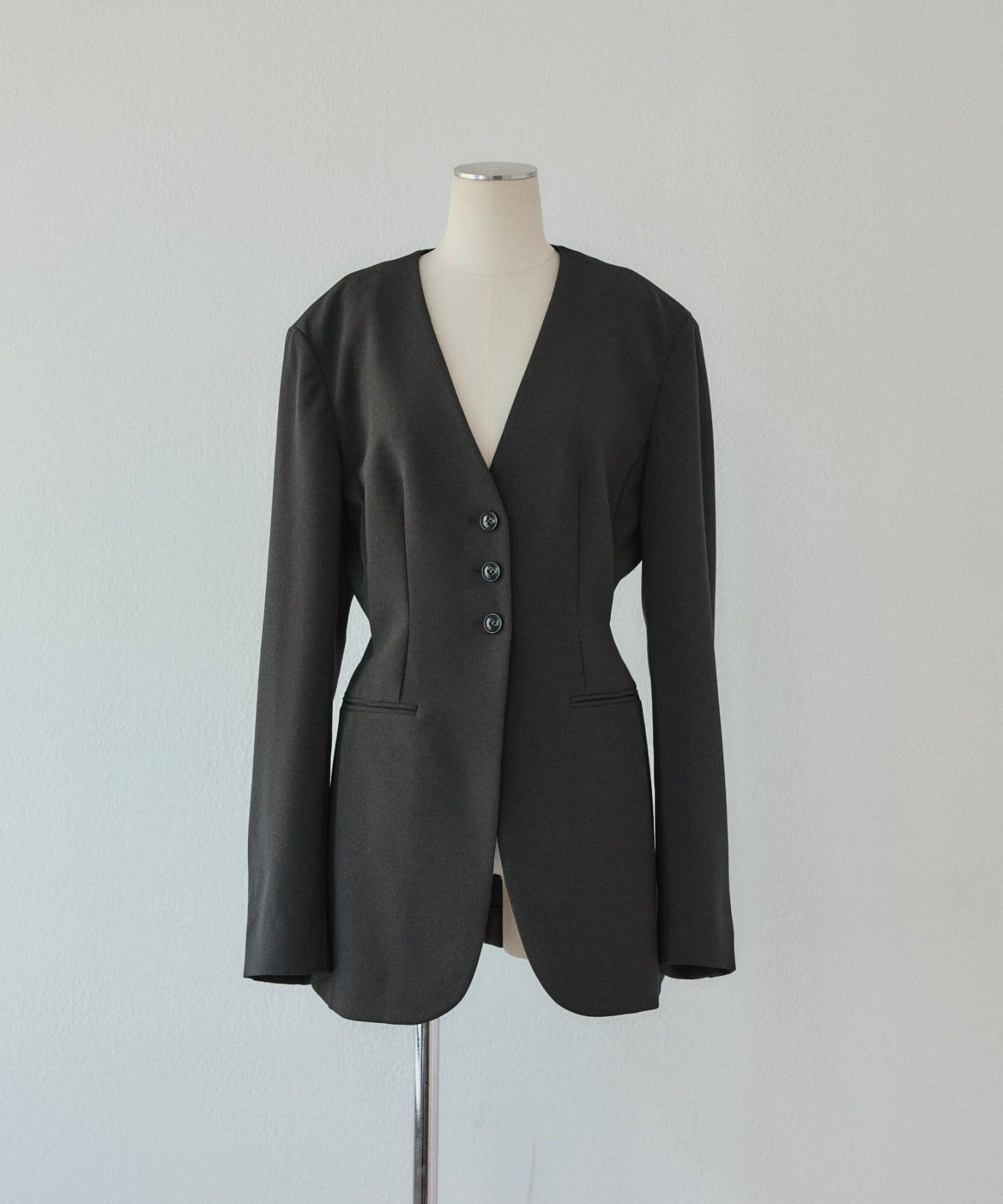 Pasterip(パセリ) Curved waist easy jacket
