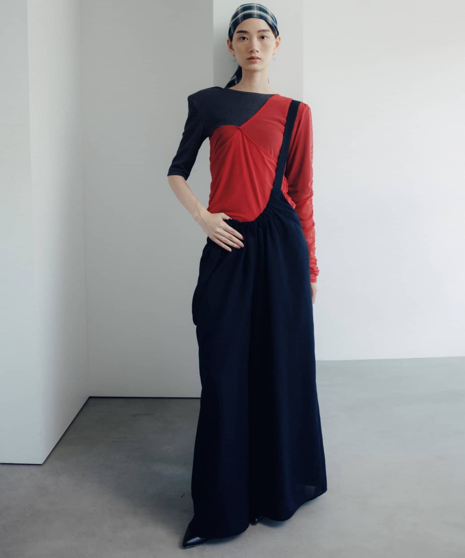 Pasterip(パセリ) KARAMI wide salopette