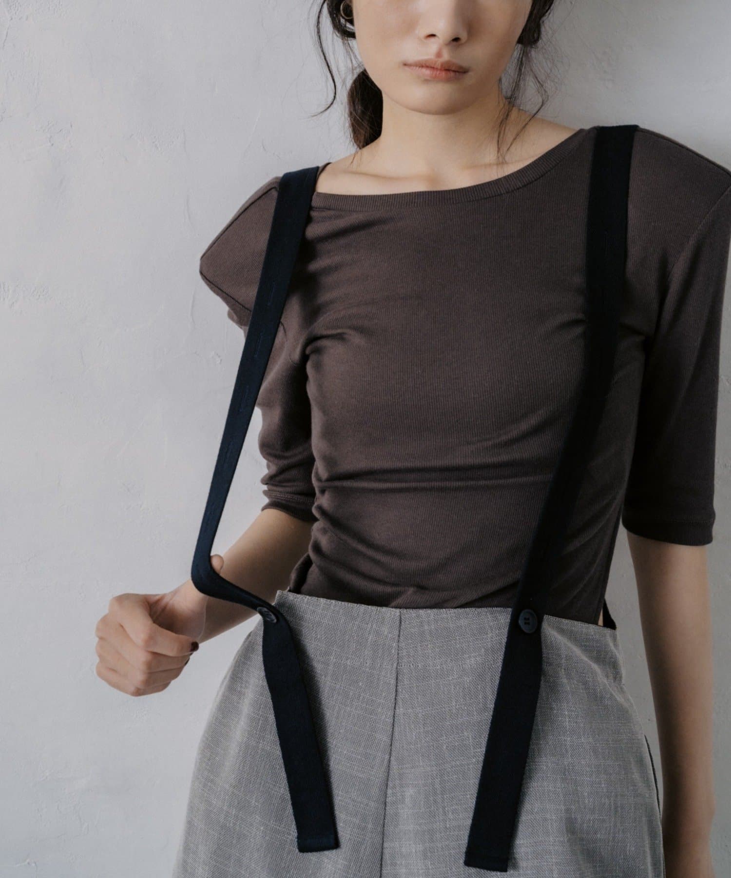 Pasterip(パセリ) KARAMI wide salopette