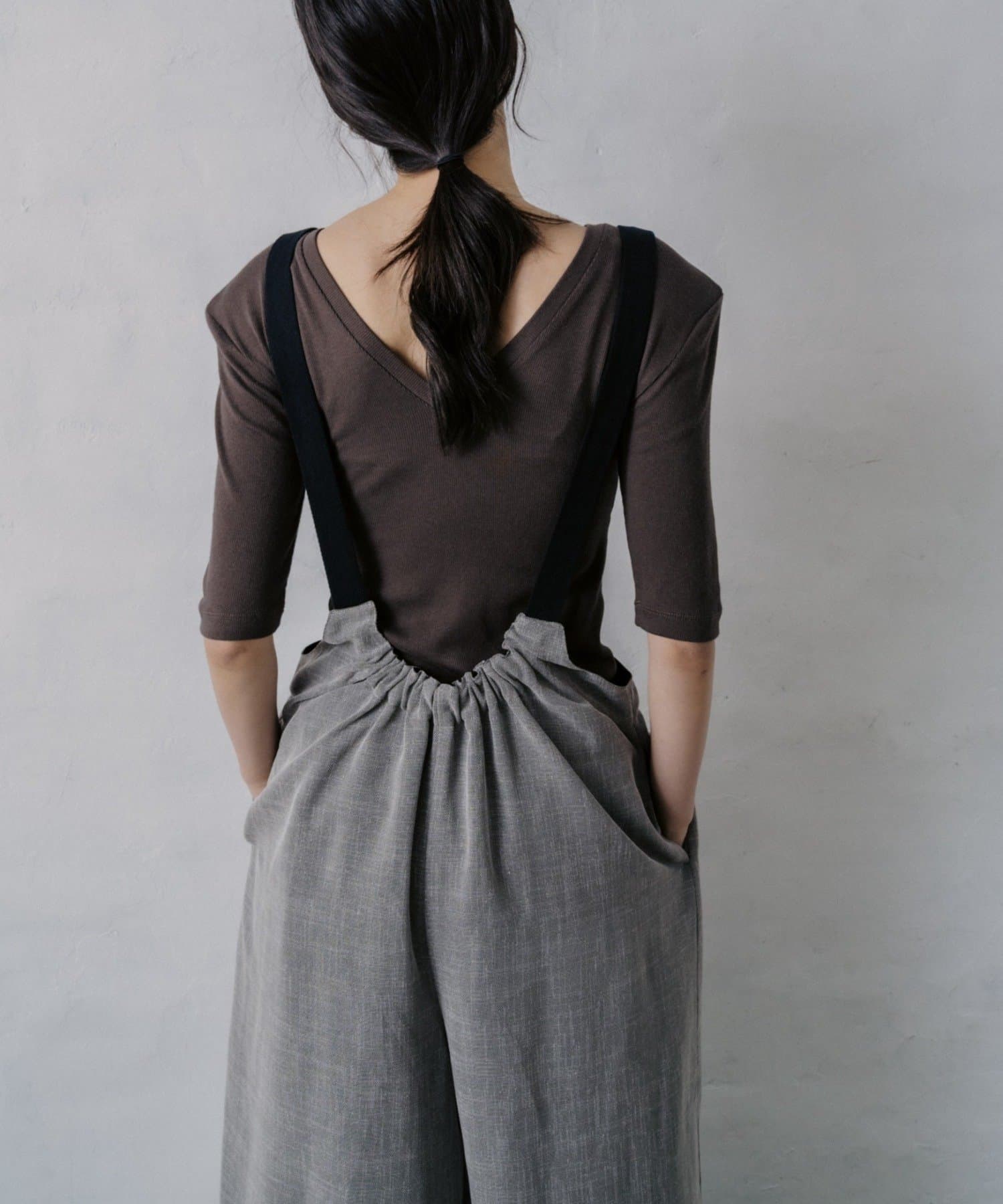 Pasterip(パセリ) KARAMI wide salopette