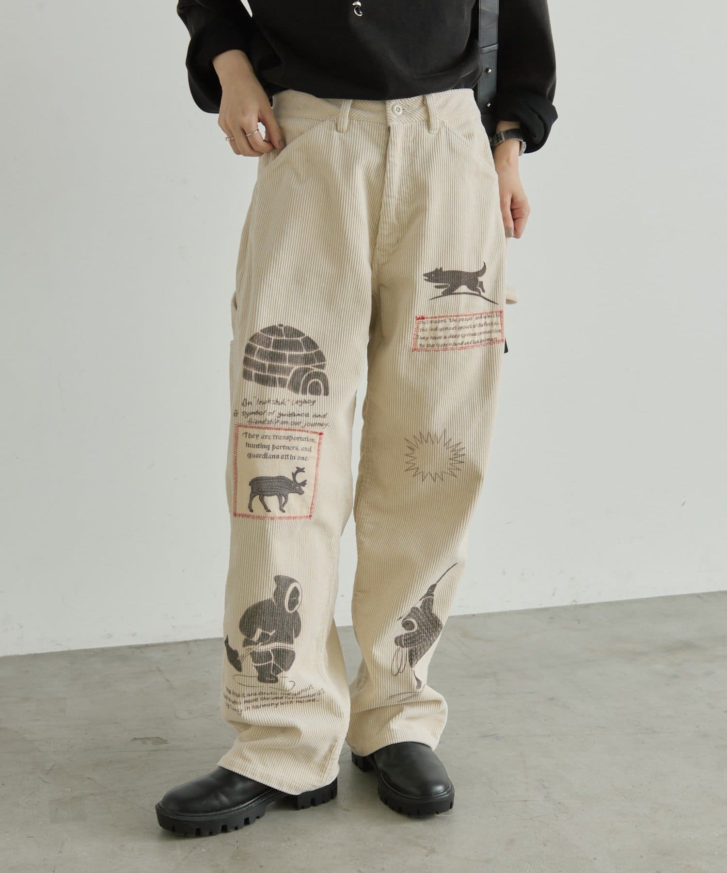 ear PAPILLONNER(イア パピヨネ) Kendai×SUM1 STYLE別注コーデュロイパンツ 【SUM1 STYLE(スミスタイル)】