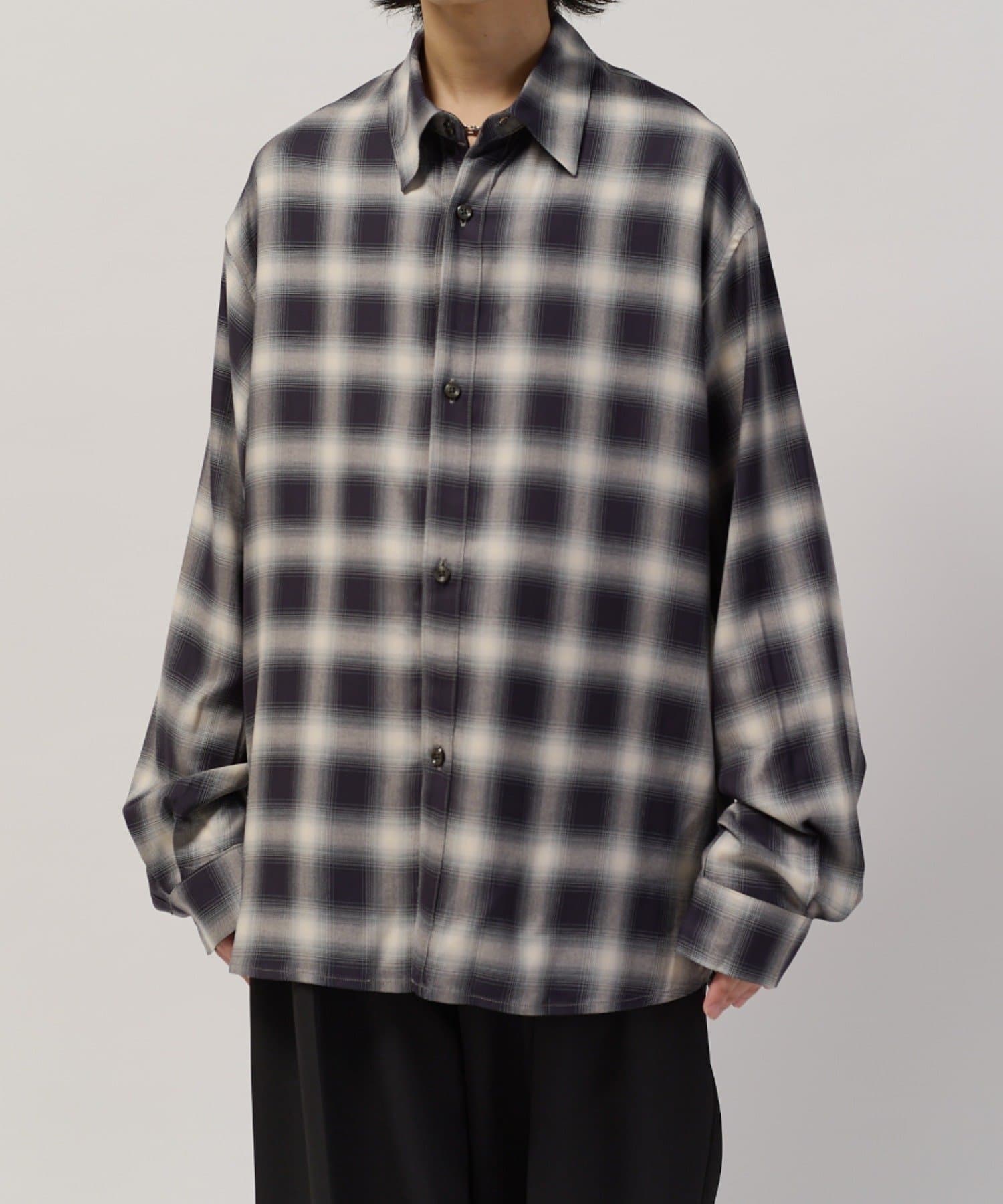 Lui's(ルイス) オンブレーチェックシャツ