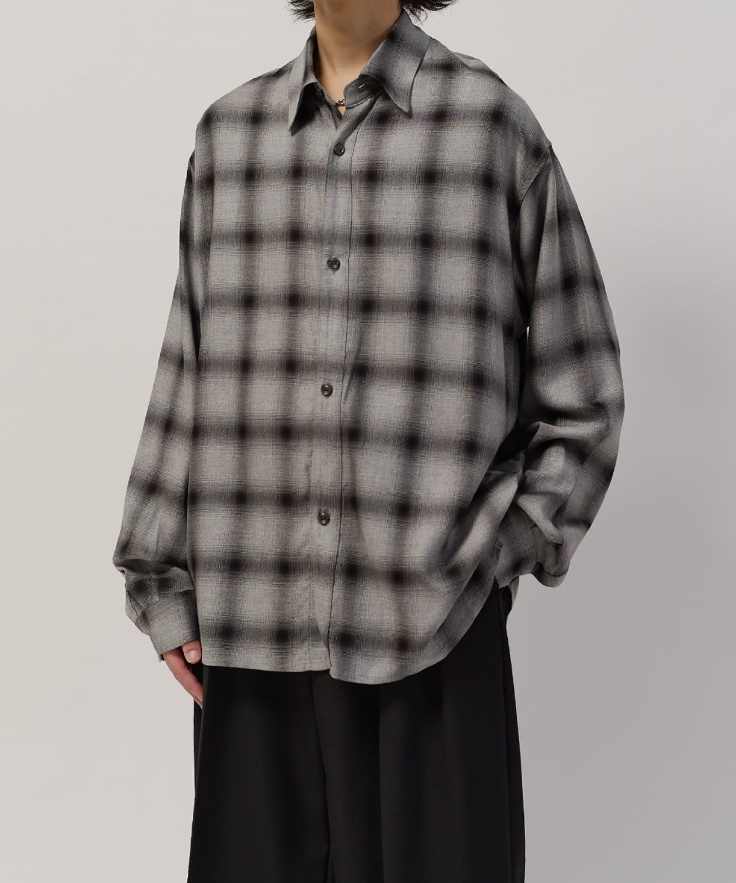 Lui's(ルイス) オンブレーチェックシャツ