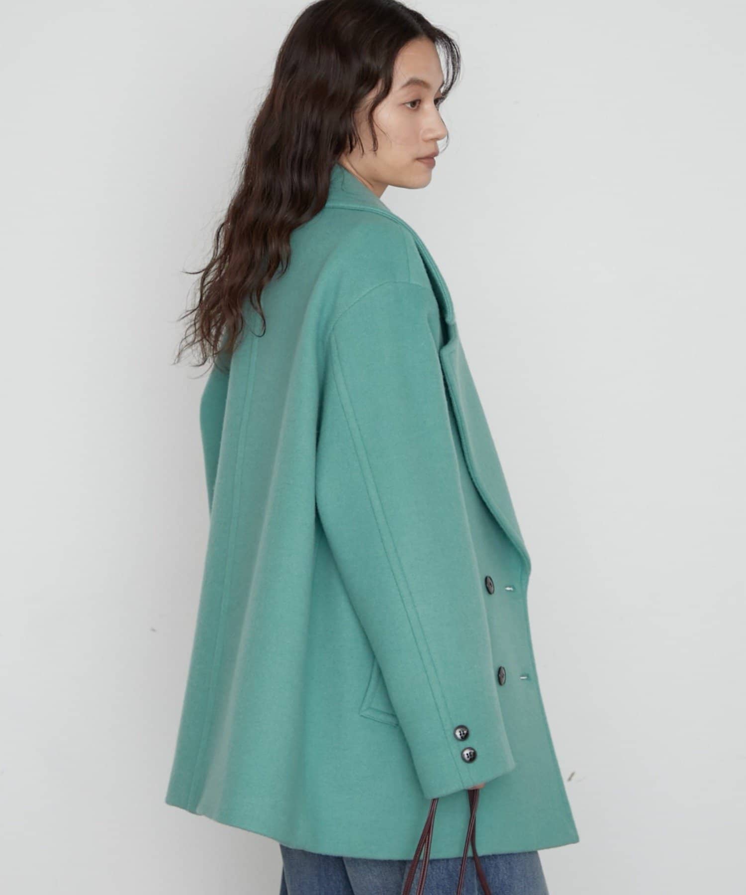 LOUNGEDRESS(ラウンジドレス) 《シーンを選ばず着回し力抜群》ダブルフェイスBIGカラーコート