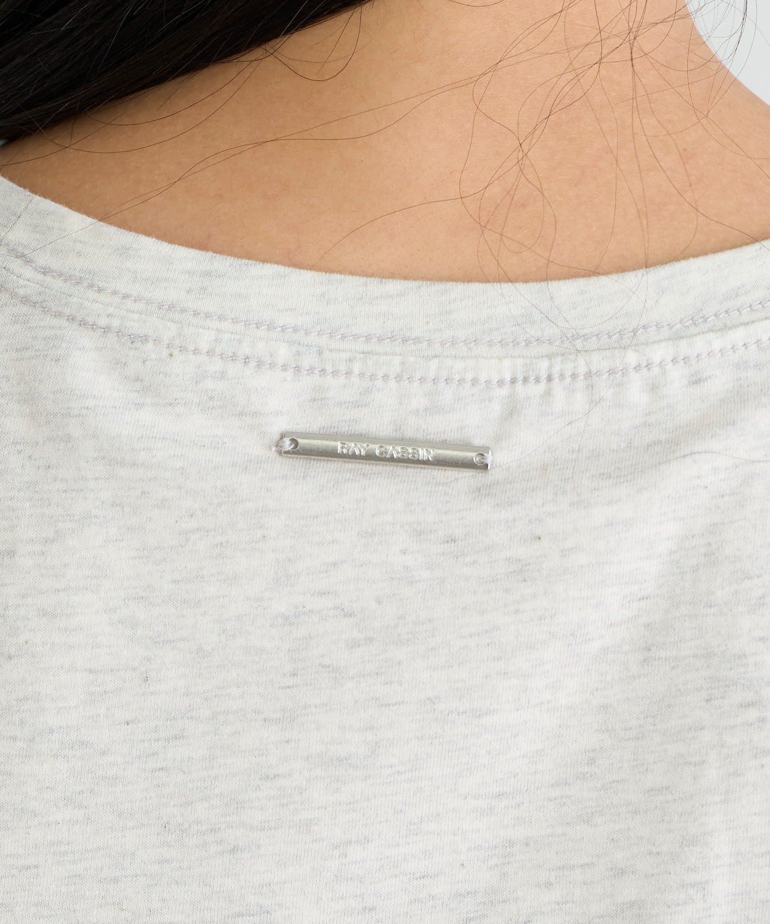 RAY CASSIN(レイカズン) ロゴパッチチビTシャツ