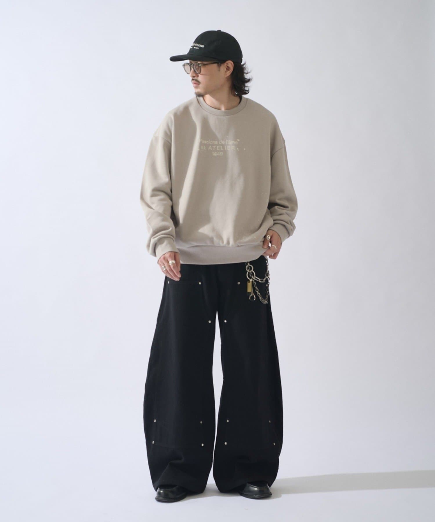 Lui's(ルイス) SURJENT オーバーサイズステンシルスウェット