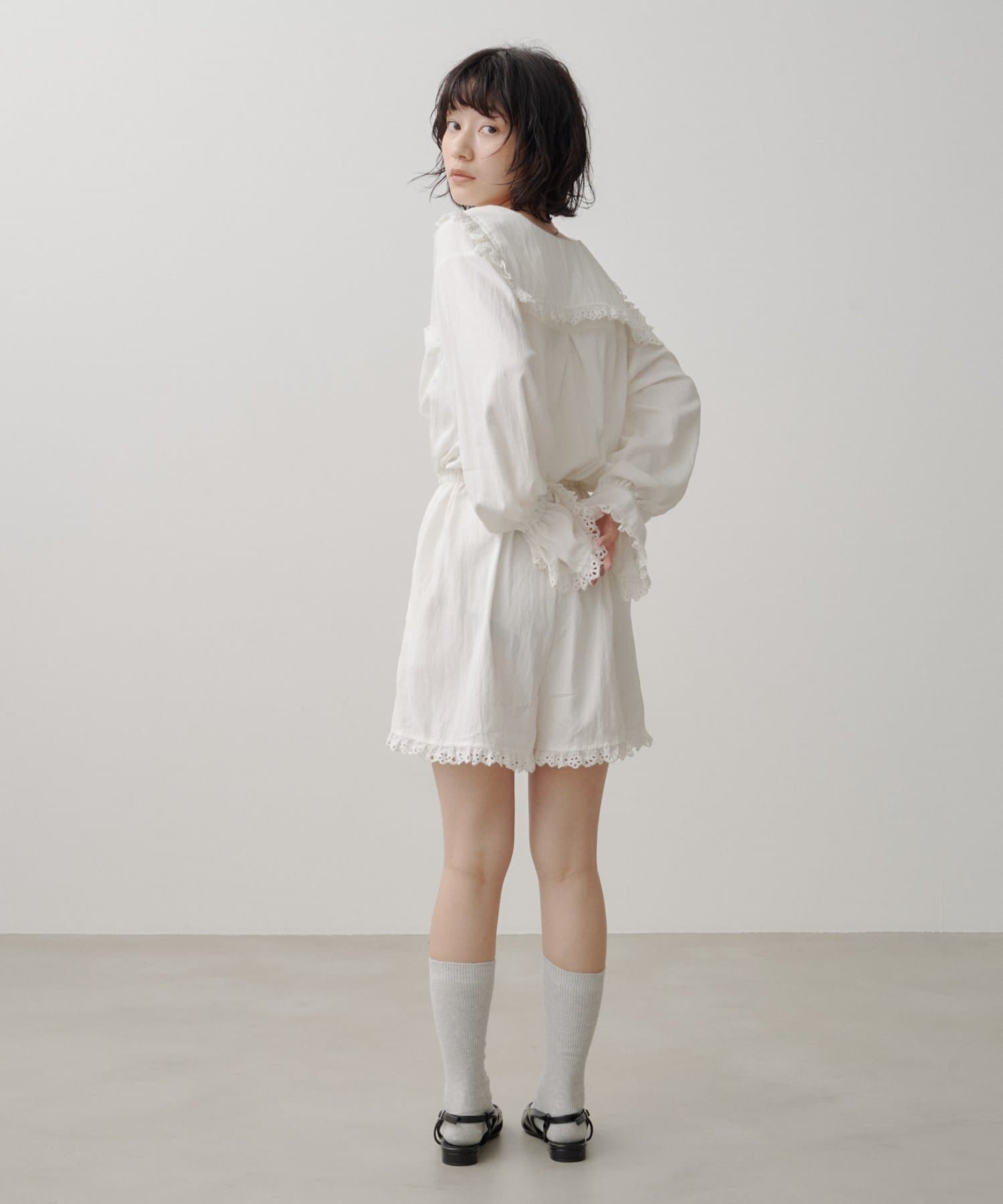 Kastane(カスタネ) 【8.28(金)17：00～8.30(日)23：59限定発売】limited cottonlace rompers