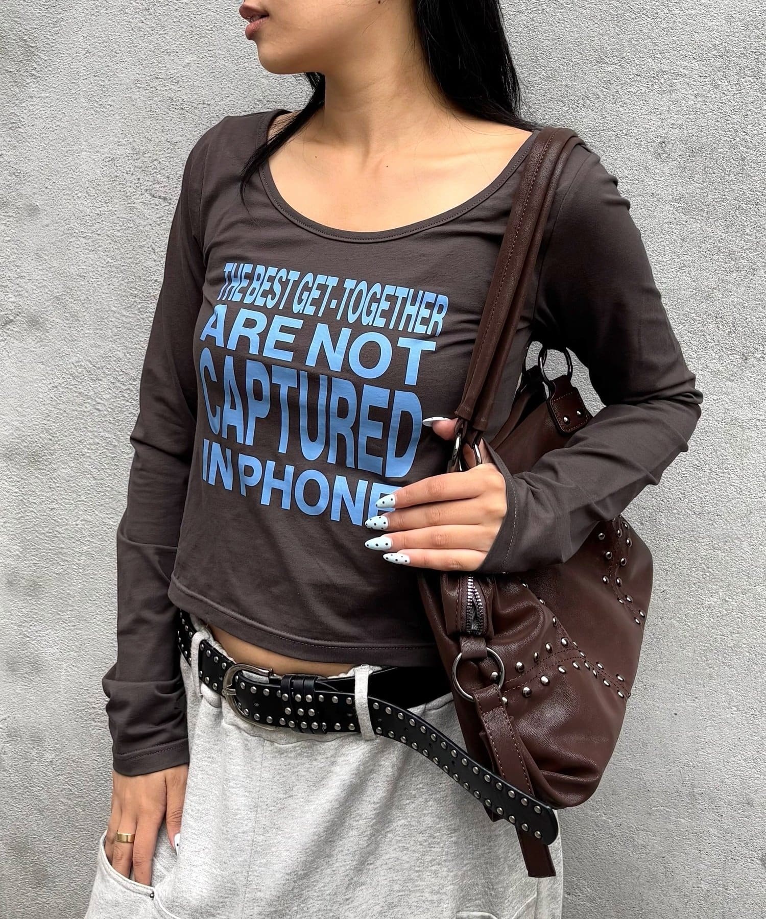 OUTLET(アウトレット) 【WHO'S WHO gallery】メッセージトップス