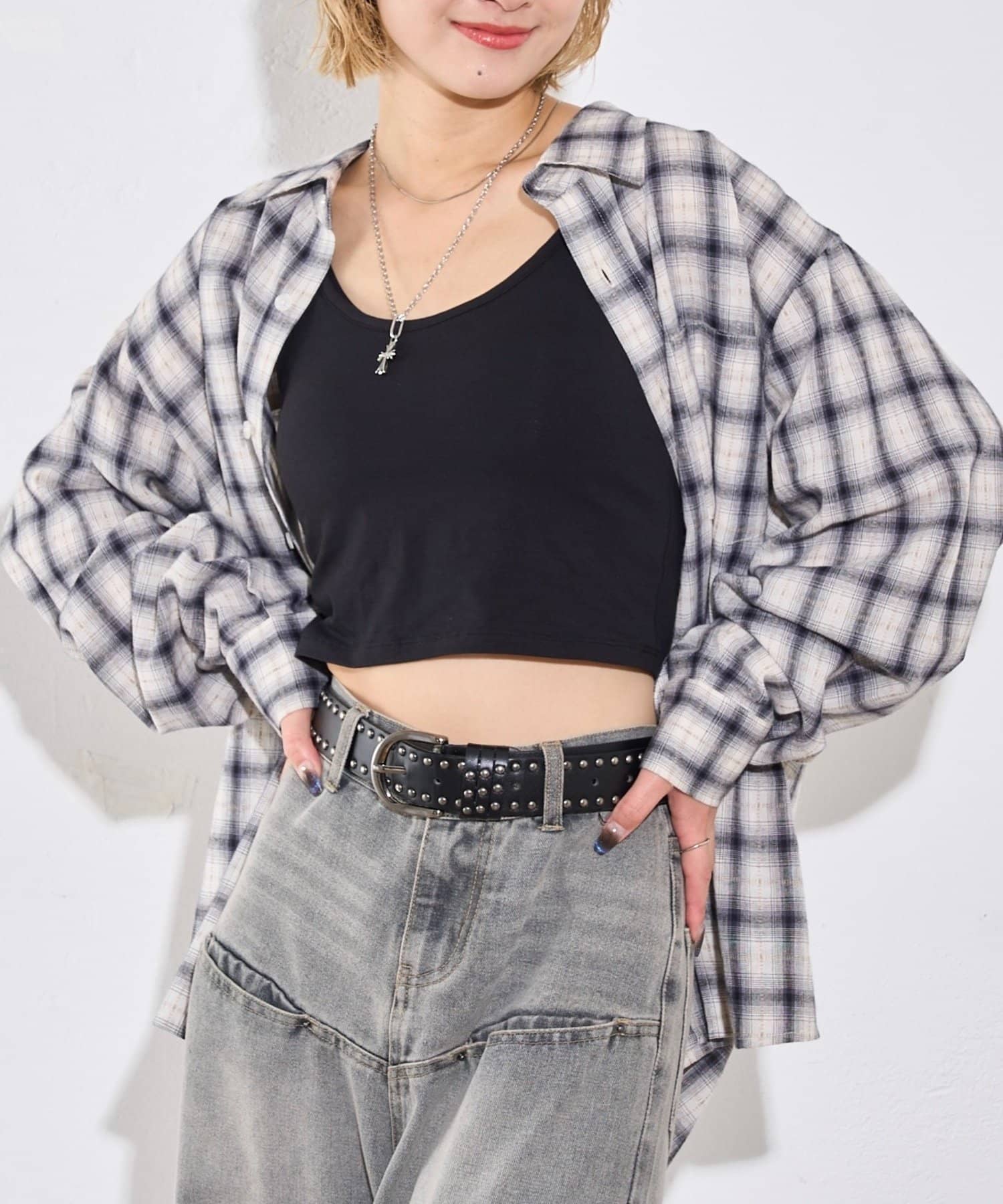 OUTLET(アウトレット) 【WHO'S WHO gallery】カップ付きキャミ