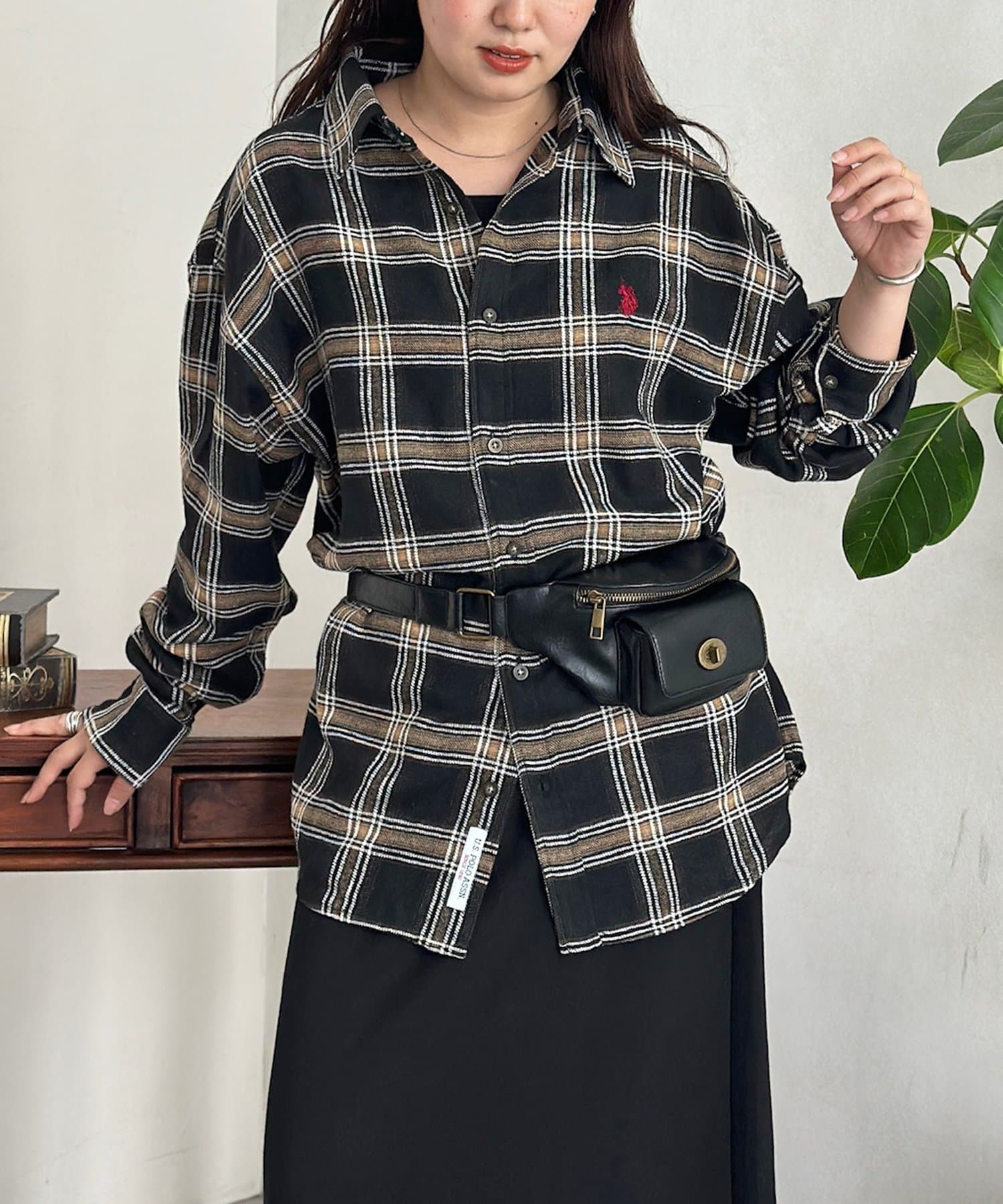 CPCM(シーピーシーエム) 【U.S. POLO ASSN.】モールチェックシャツ