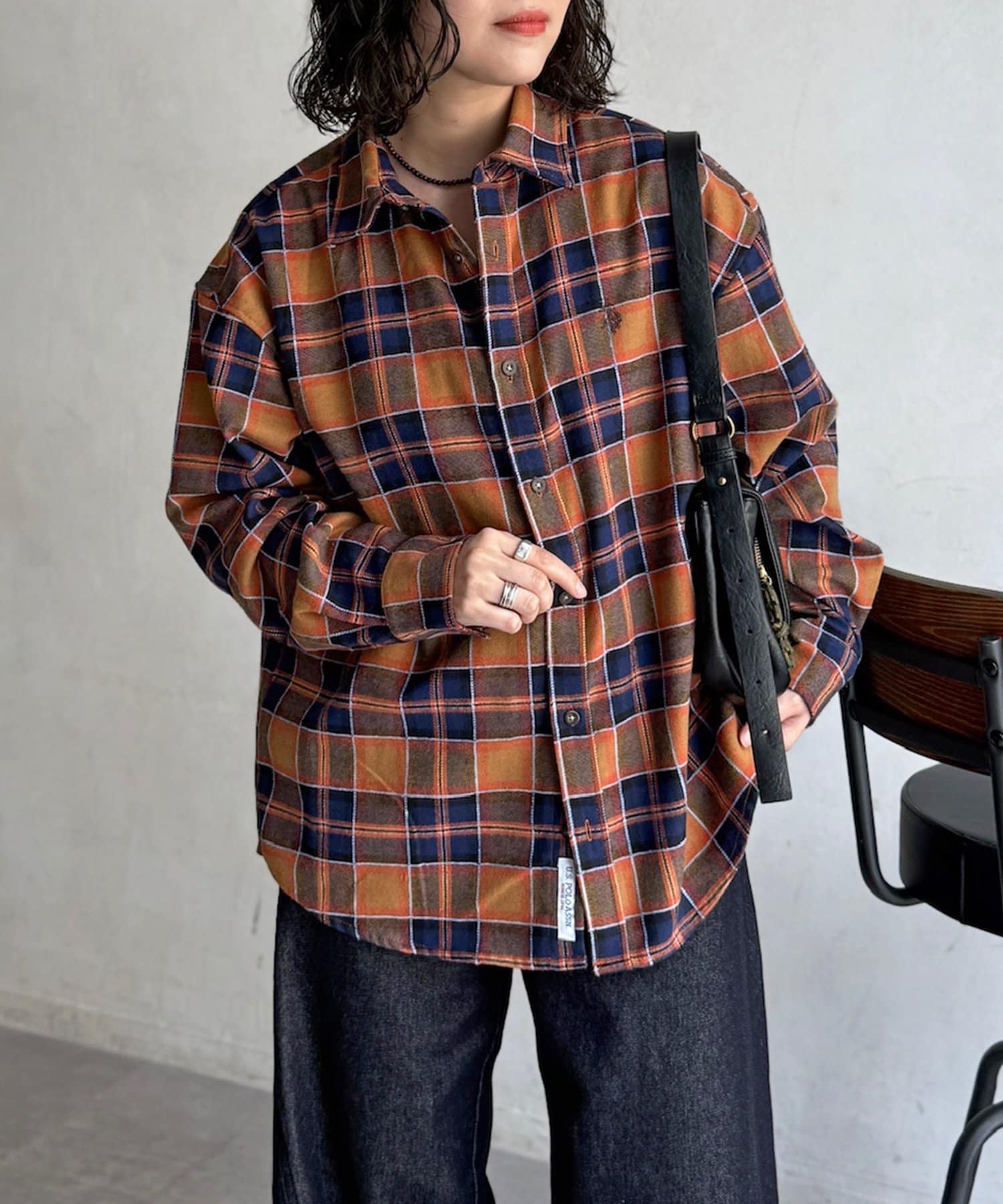 CPCM(シーピーシーエム) 【U.S. POLO ASSN.】モールチェックシャツ