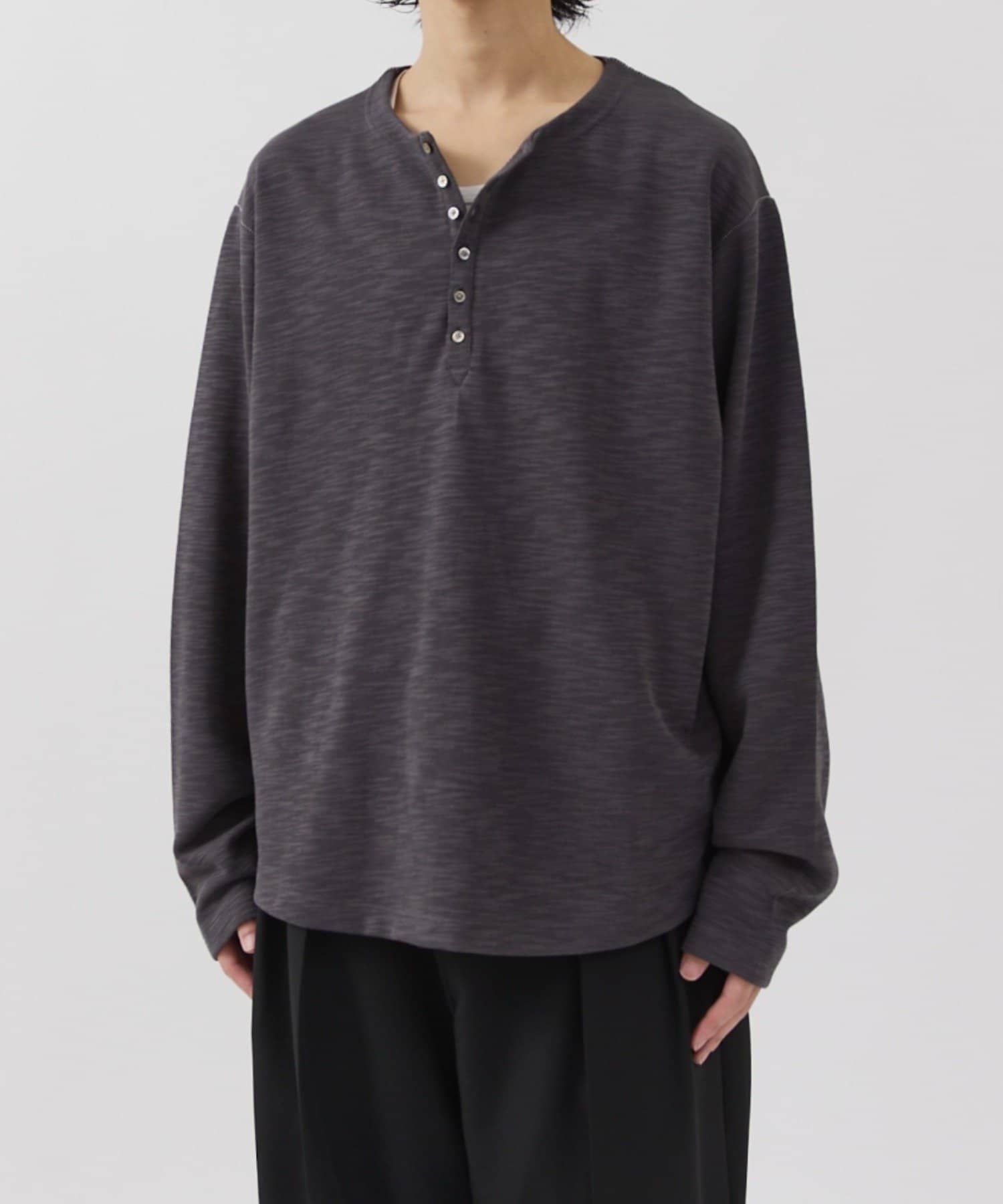 Lui's(ルイス) スラブヘンリーネックロンT