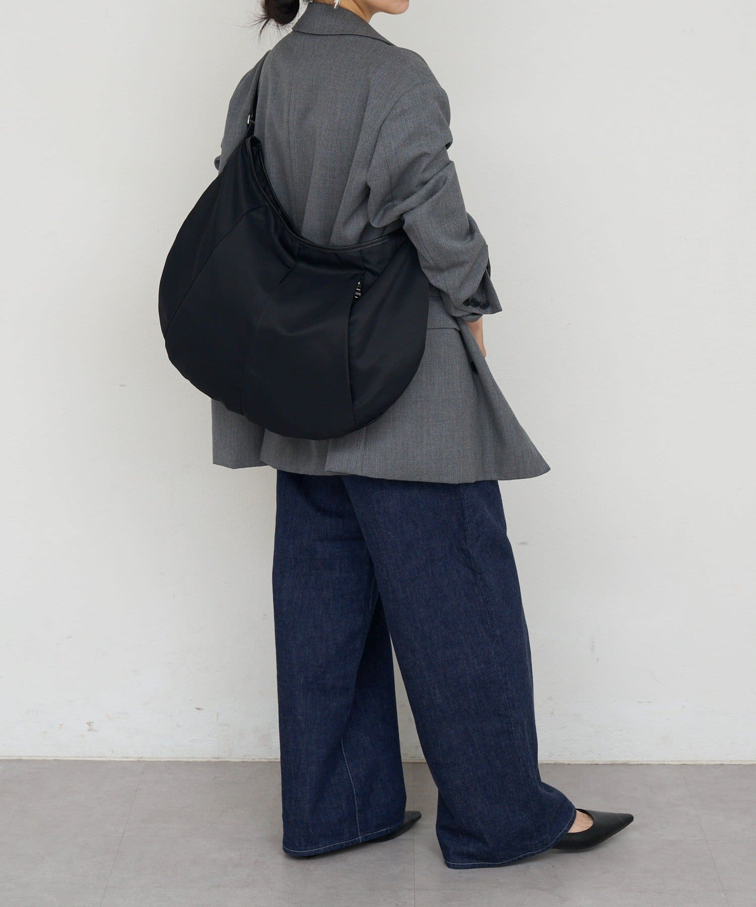 russet(ラシット) クラウズナイロン ビッグワンショルダーバッグ