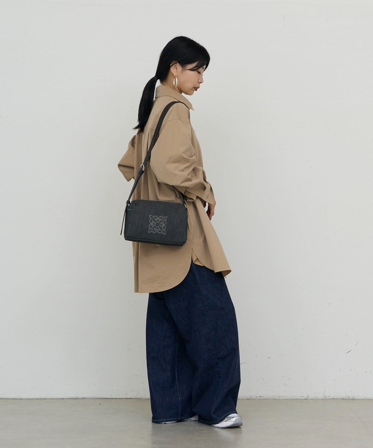 russet(ラシット) 《WEB限定》デニムスクエアショルダーバッグ