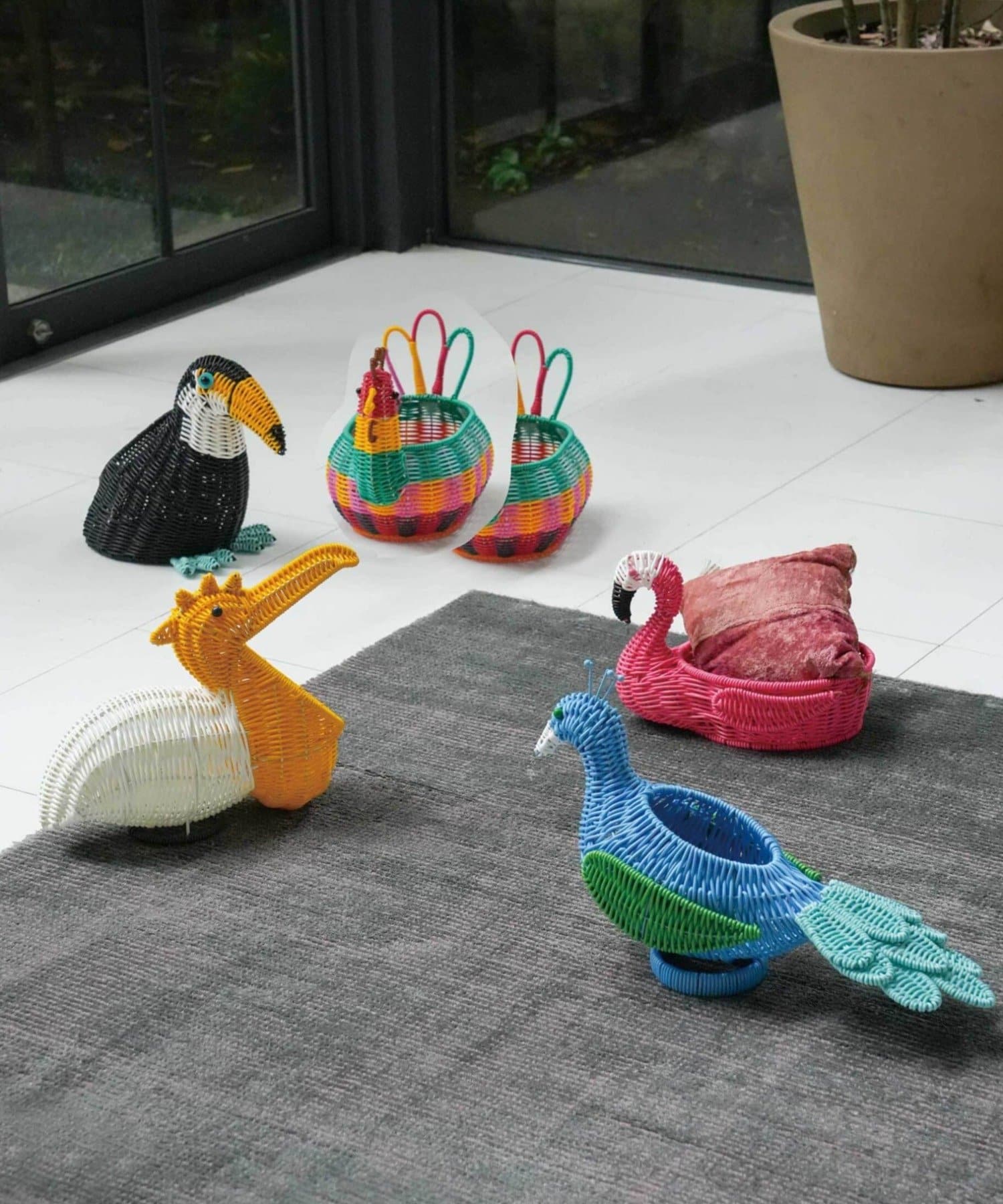 BIRTHDAY BAR(バースデイバー) PEACOCK BASKET クジャクバスケット