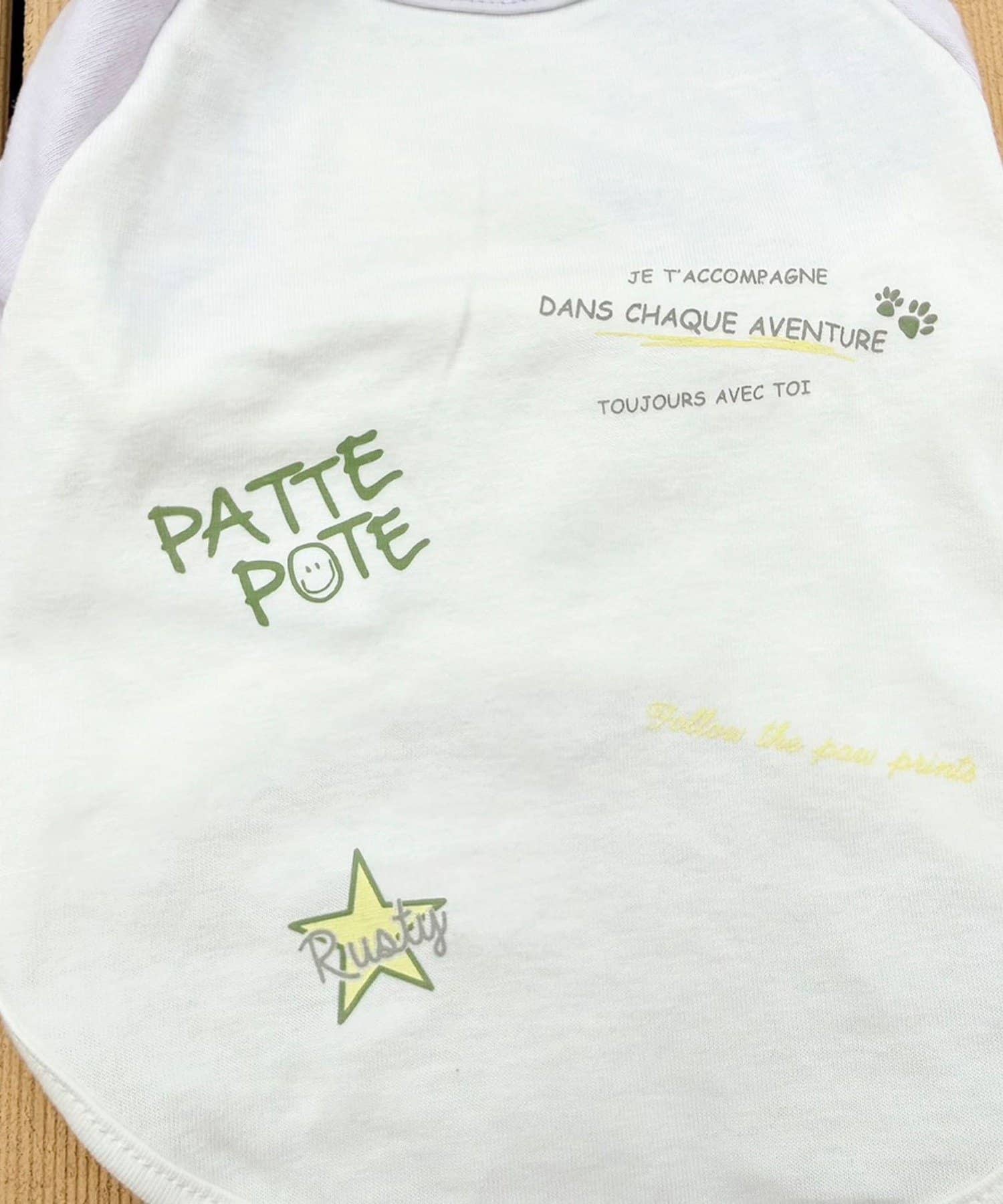 FREDY & GLOSTER(フレディ アンド グロスター) 【FR PETS】メッセージ配色Ｔシャツ