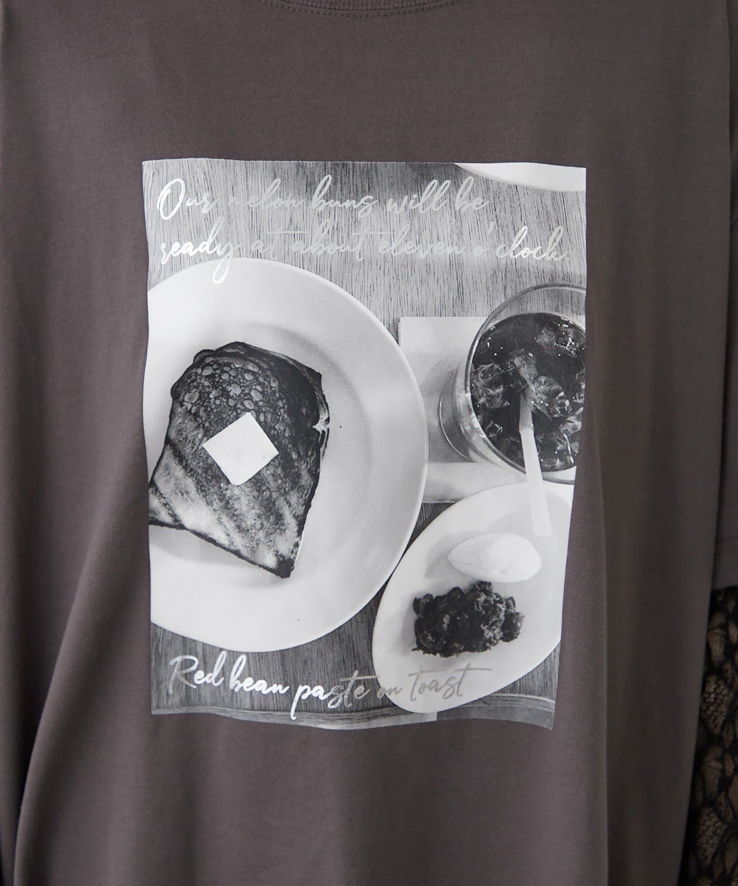 Remind me and forever(リマインドミーアンドフォーエバー) 袖レース転写大人Tシャツ