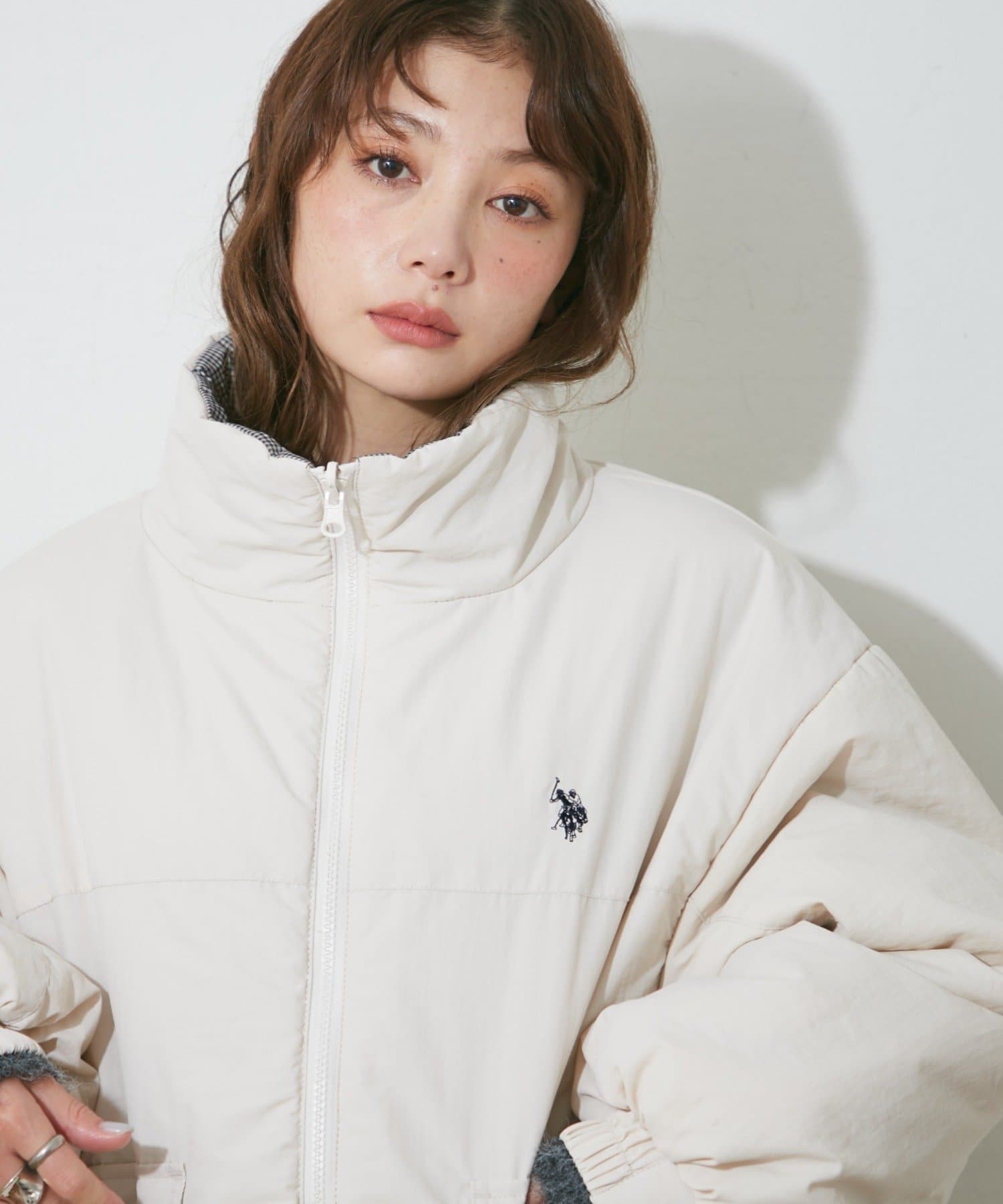 Remind me and forever(リマインドミーアンドフォーエバー) 【US. POLO ASSN.】【M/Lサイズ】リバーシブル中綿ブルゾン