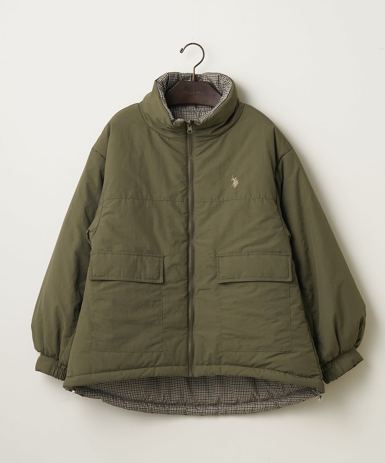 Remind me and forever(リマインドミーアンドフォーエバー) 【US. POLO ASSN.】【M/Lサイズ】リバーシブル中綿ブルゾン