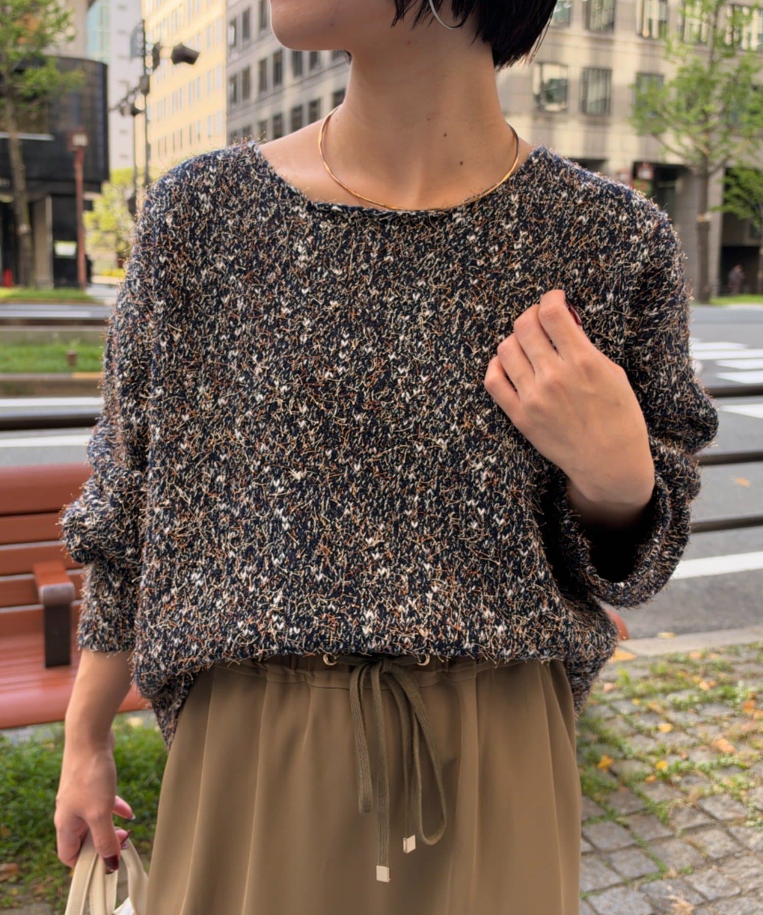 Jena　espace merveilleux(ジェナ　エスパスメルヴェイユ) ミックスニット